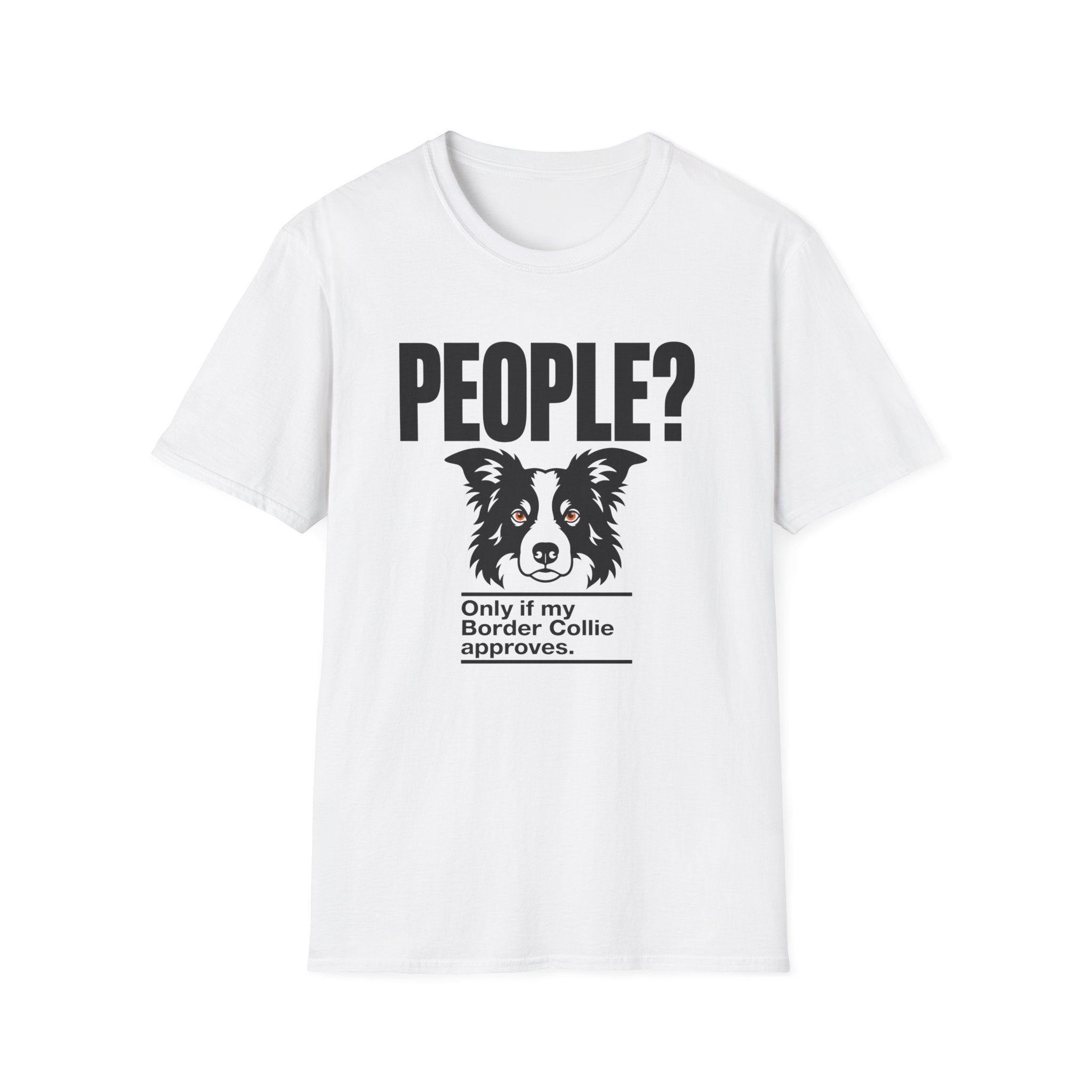 "People?" Border Collie T-shirt