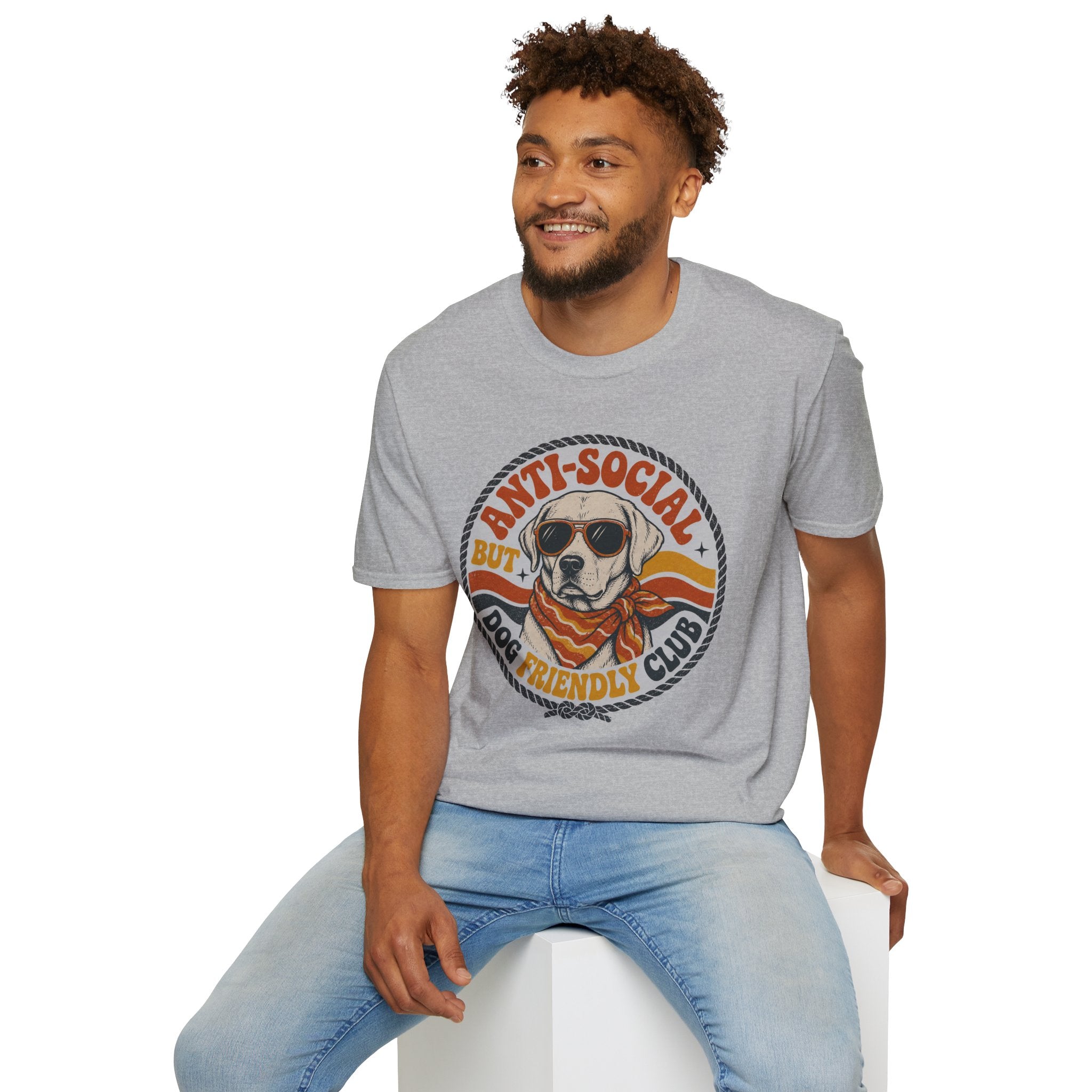 Anti-Social But Dog Friendly T-Shirt
