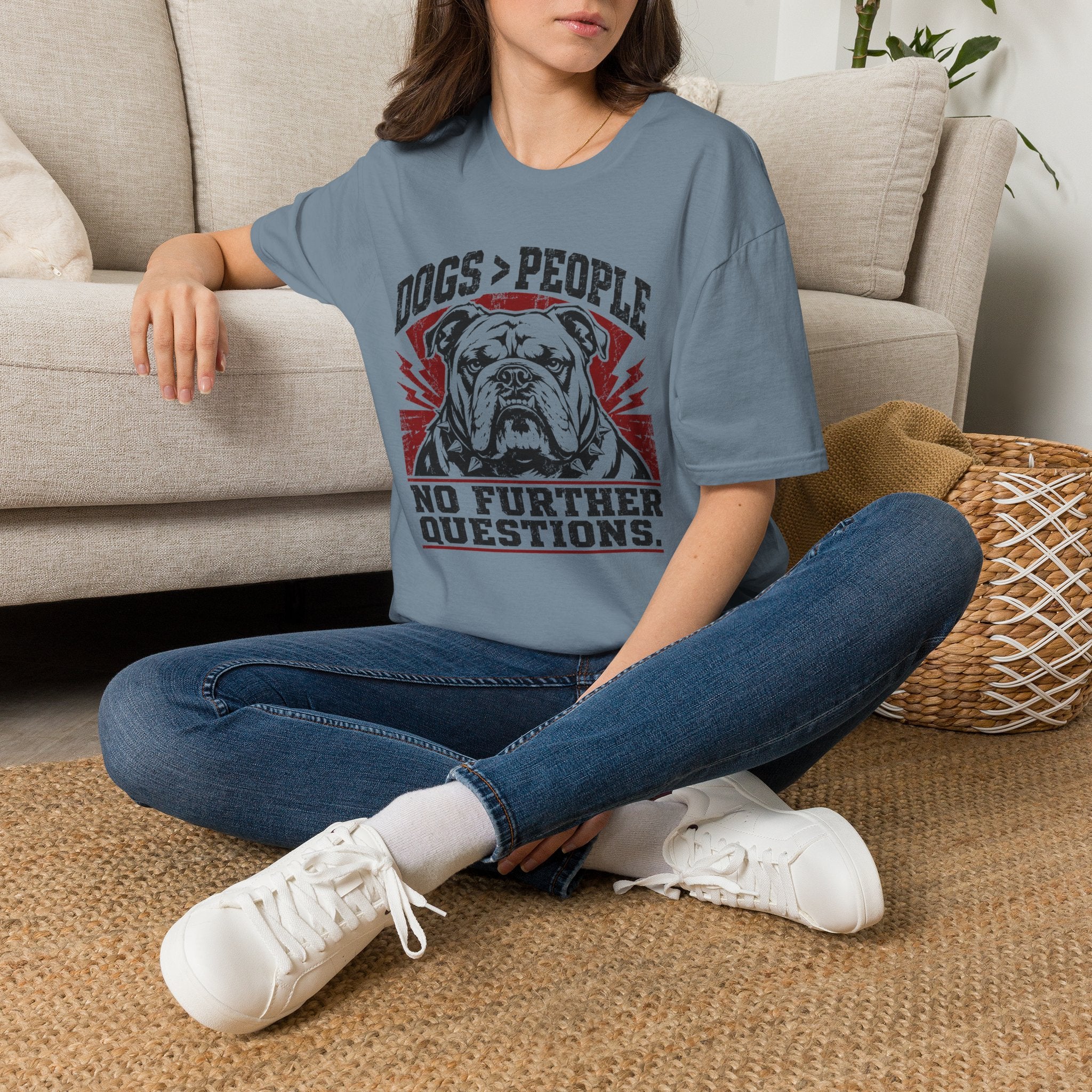 Dogs > People Bulldog T-Shirt