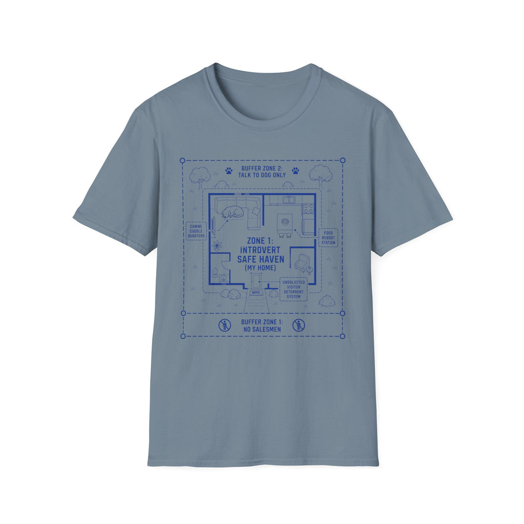 "Zone 1: Introvert Safe Haven" T-shirt