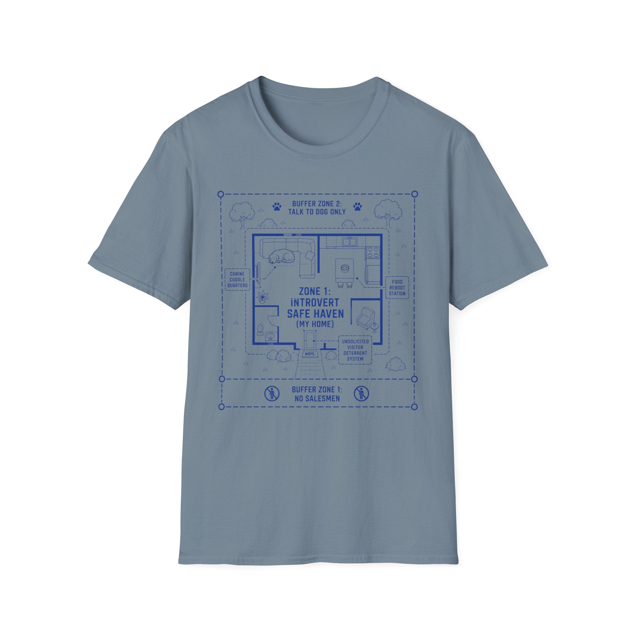 "Zone 1: Introvert Safe Haven" T-shirt