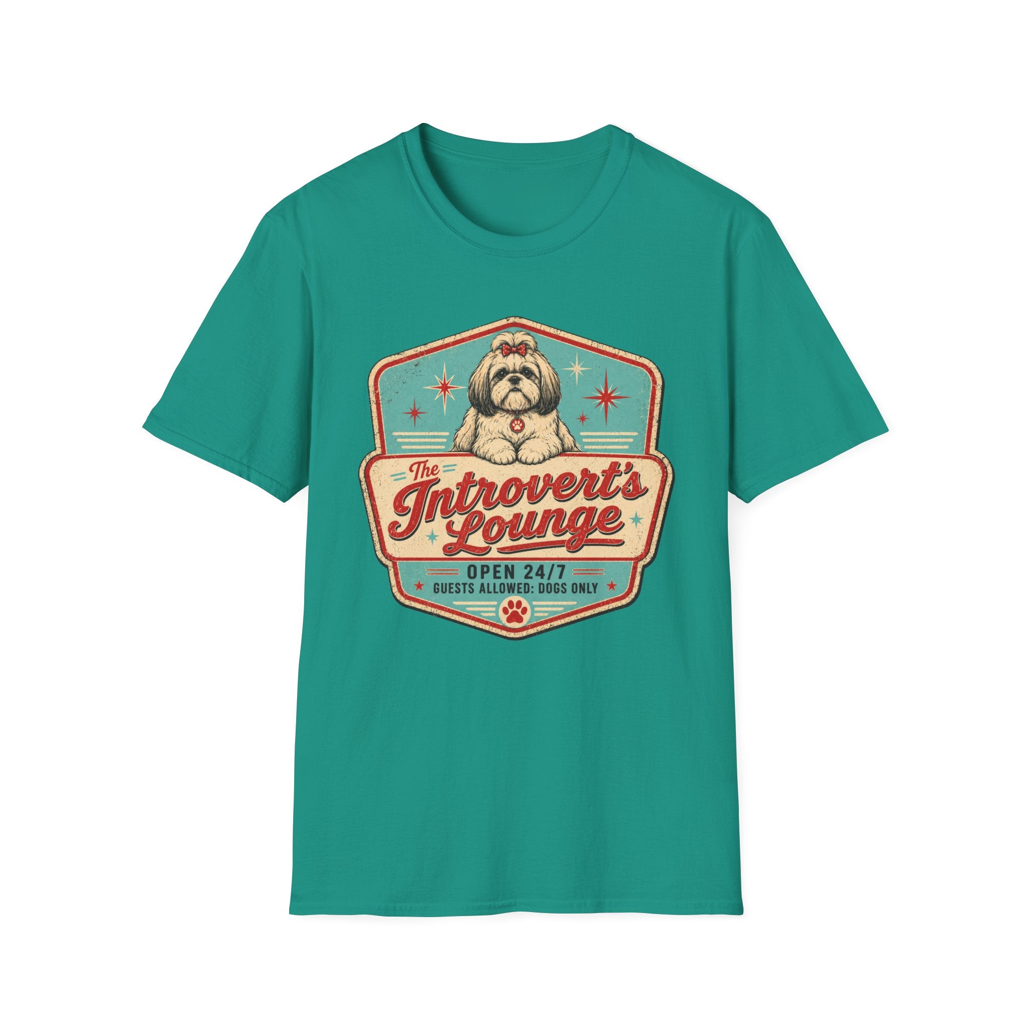Introvert's Lounge Shih Tzu T-Shirt