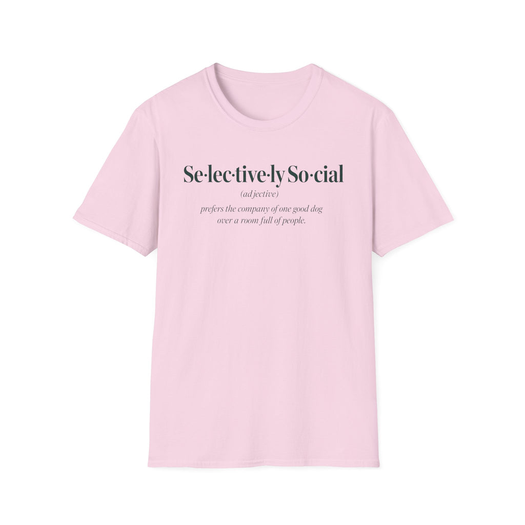 Selectively Social Battery T-Shirt