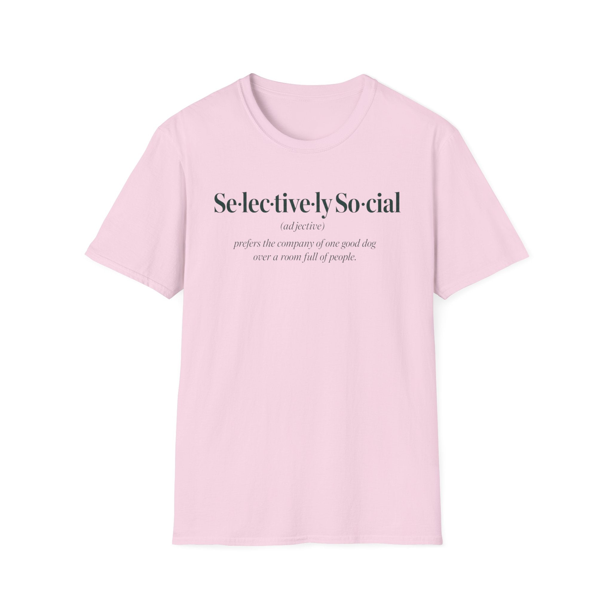 Selectively Social Battery T-Shirt
