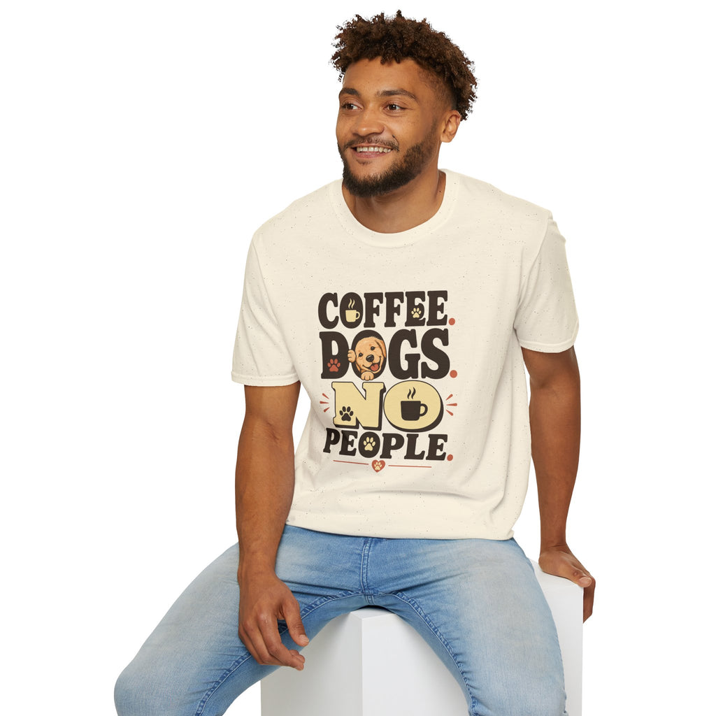 Coffee. Dogs. No People. T-Shirt