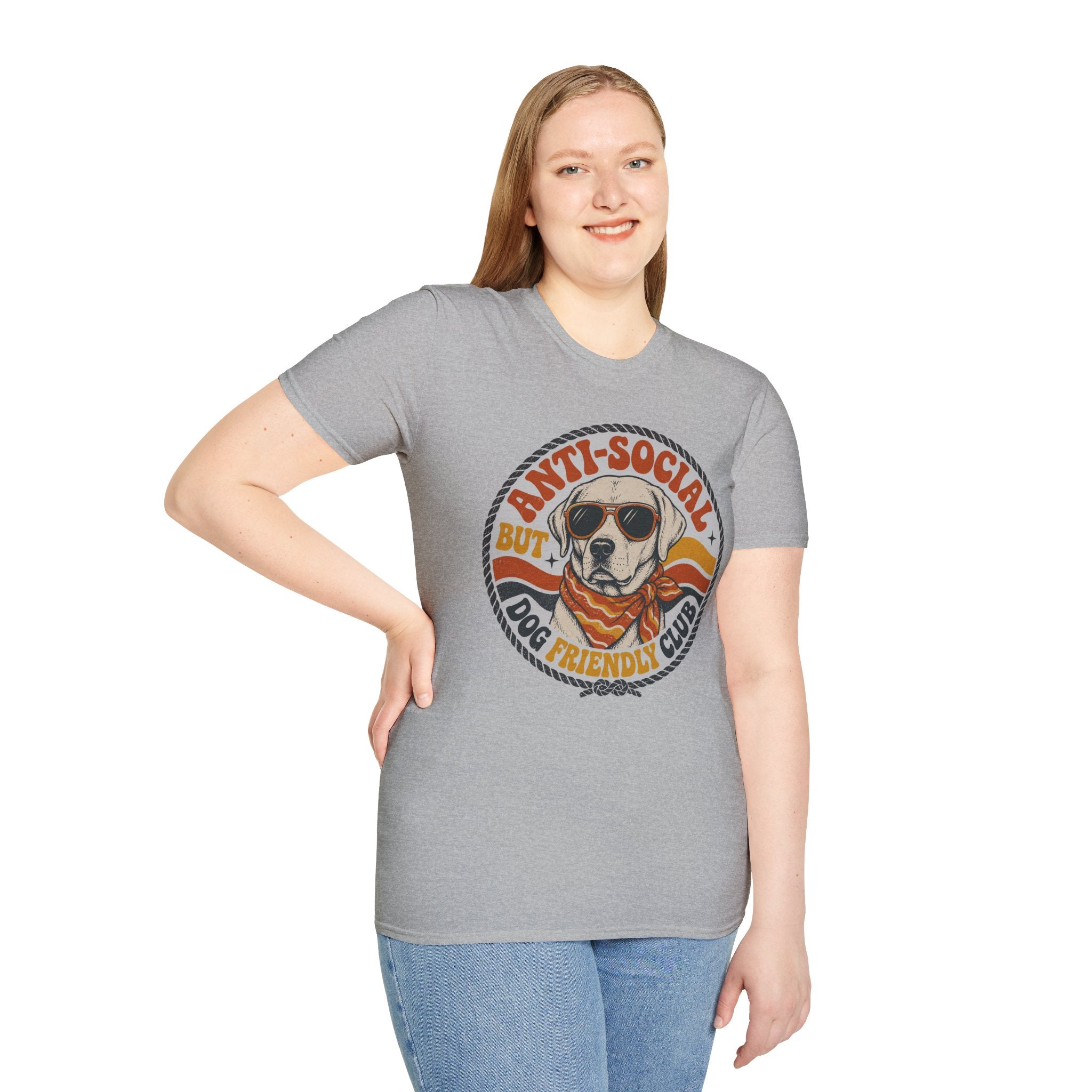 Anti-Social But Dog Friendly T-Shirt