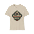 Vintage Pug Graphic Tee for Dog Owners —  Pug Lover T-Shirt