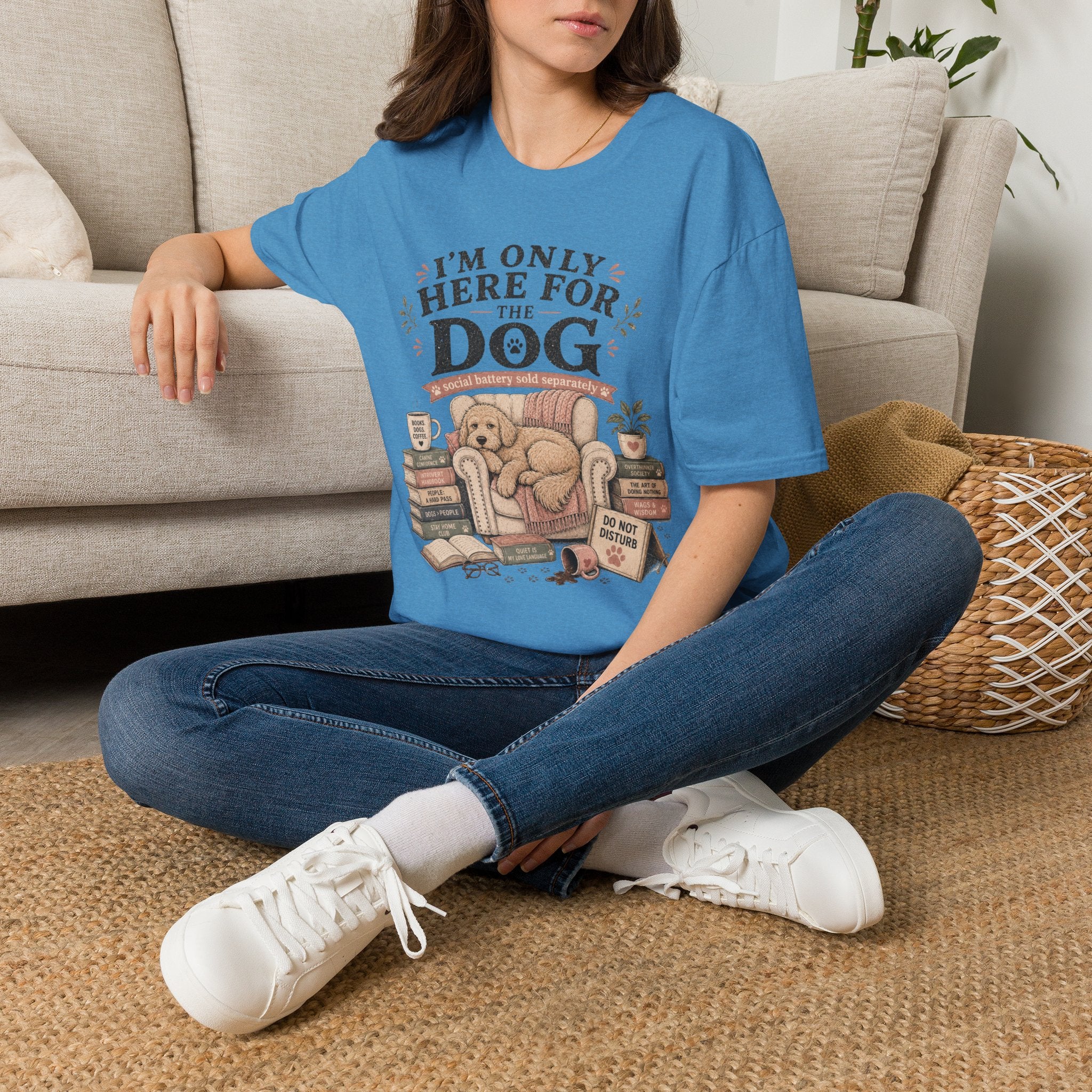 Here For Dog T-Shirt