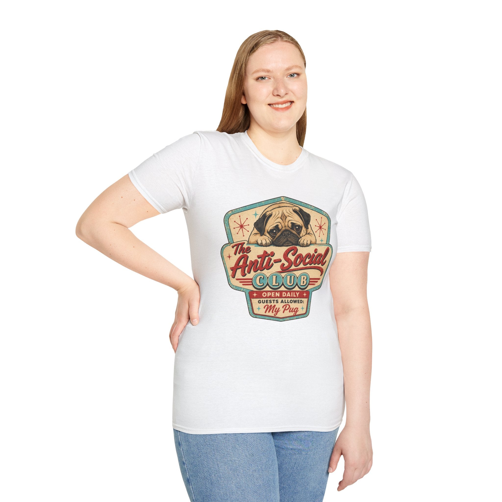 Anti-Social Club Pug T-Shirt