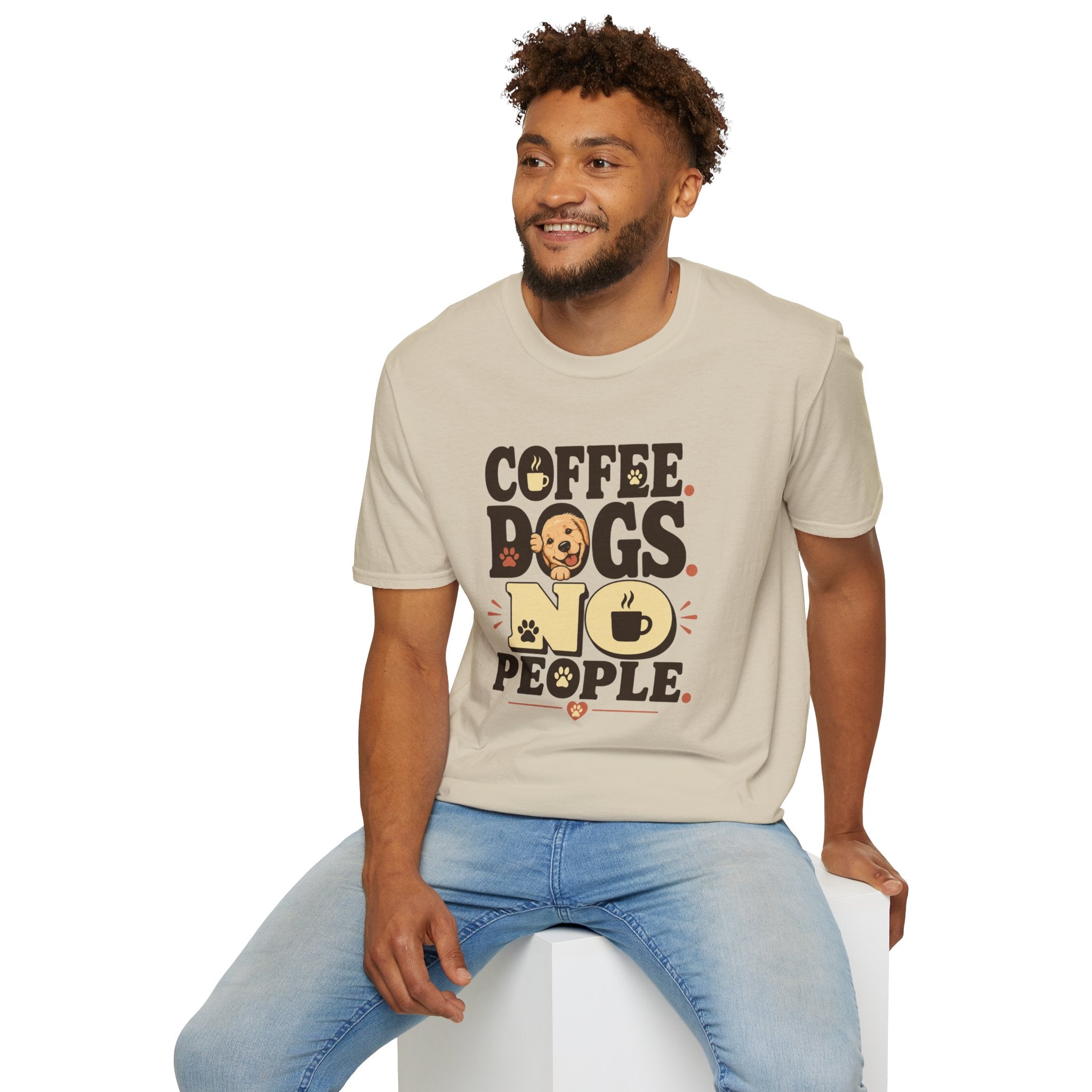Coffee. Dogs. No People. T-Shirt
