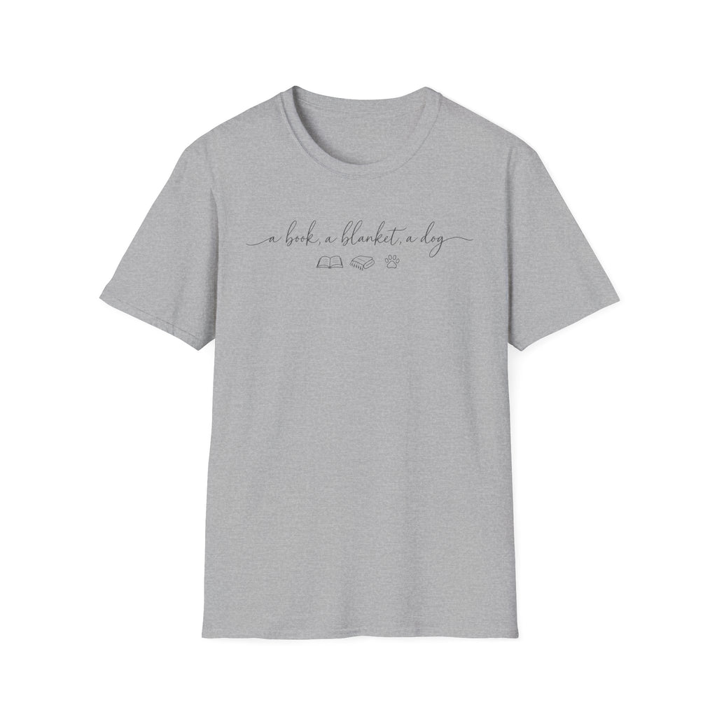 Book Blanket Dog T-Shirt