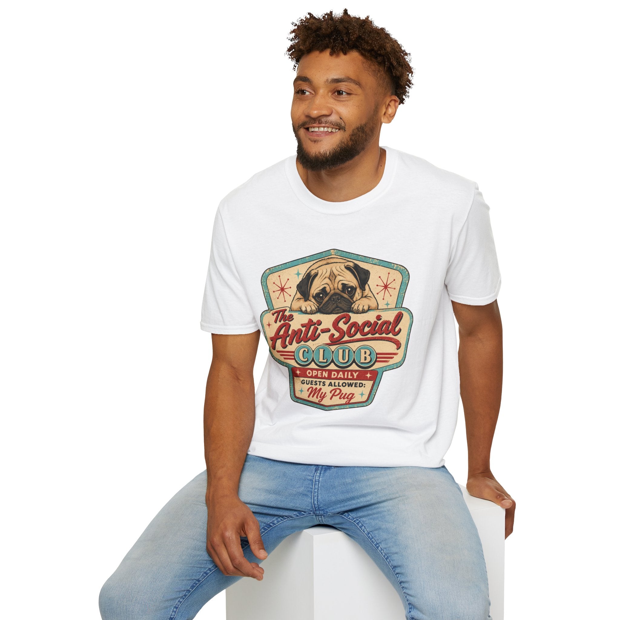 Anti-Social Club Pug T-Shirt