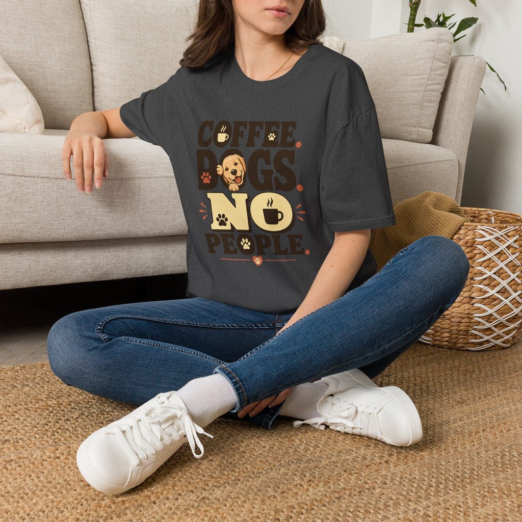 Coffee. Dogs. No People. T-Shirt