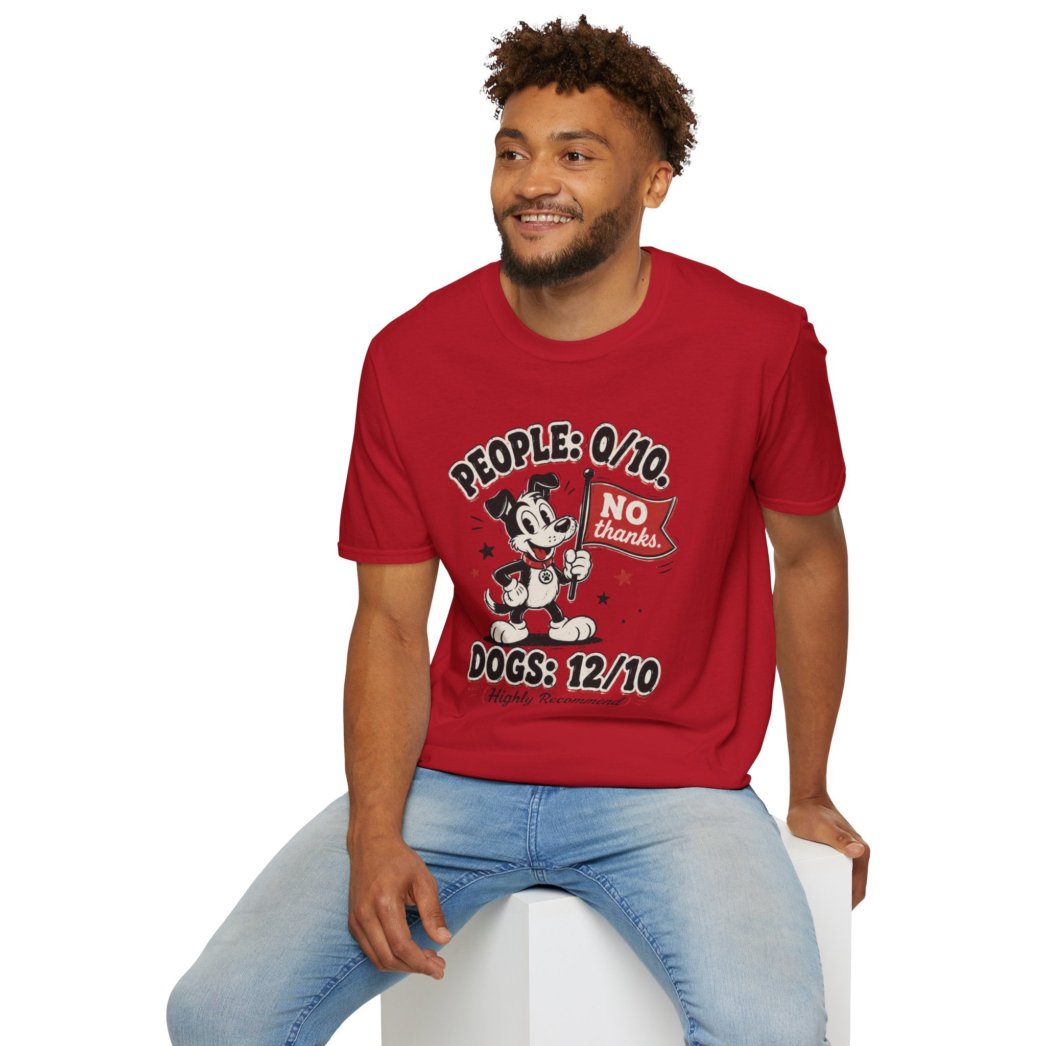 People: 0/10, Dogs: 12/10 T-shirt