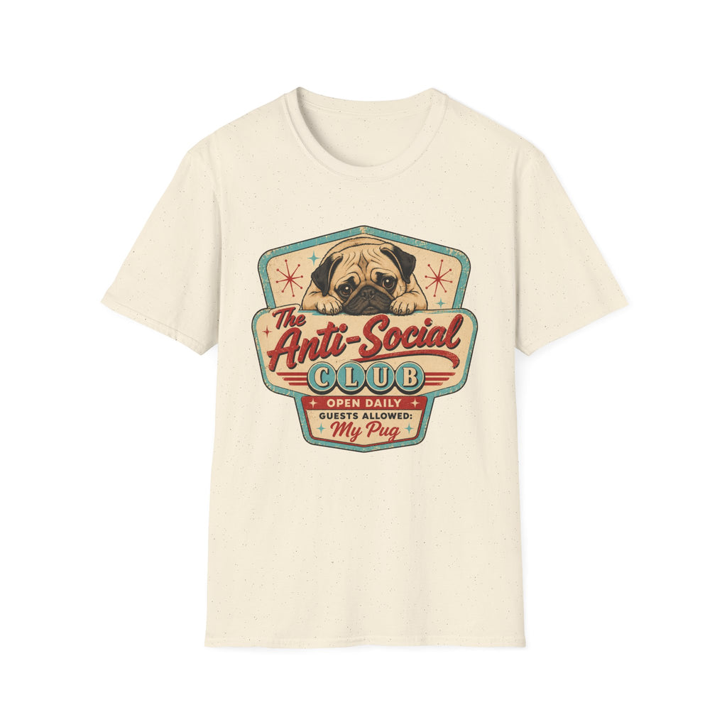 Anti-Social Club Pug T-Shirt