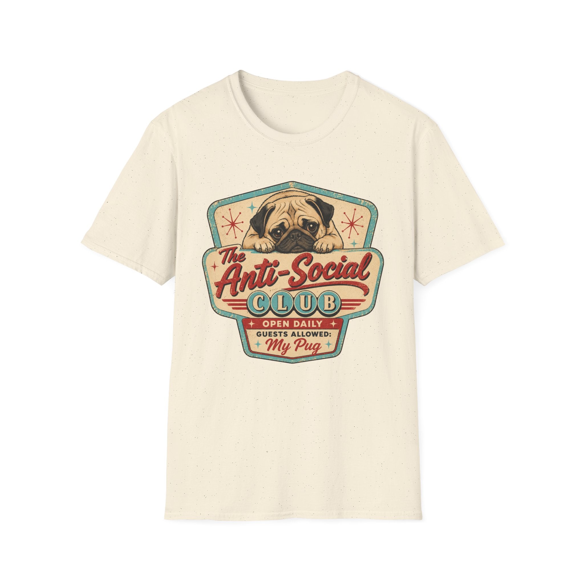 Anti-Social Club Pug T-Shirt