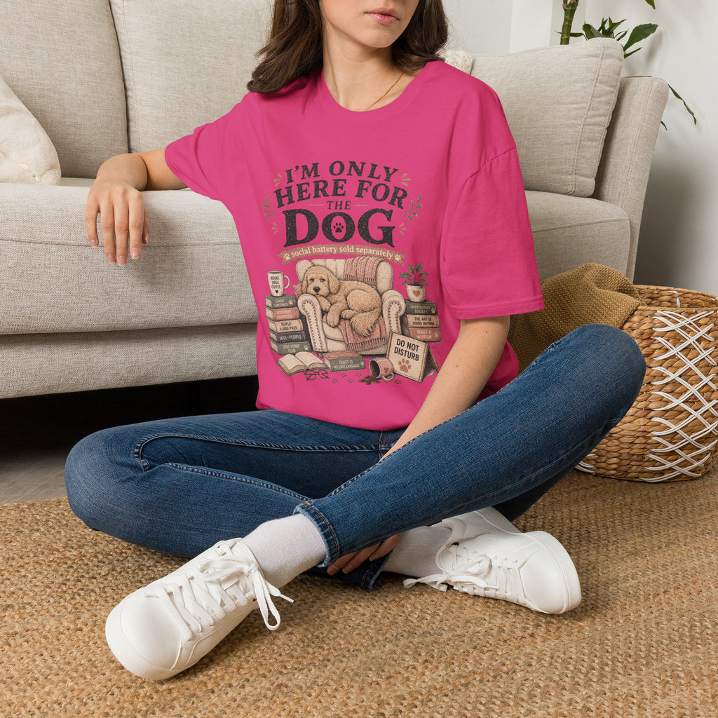 Here For Dog T-Shirt