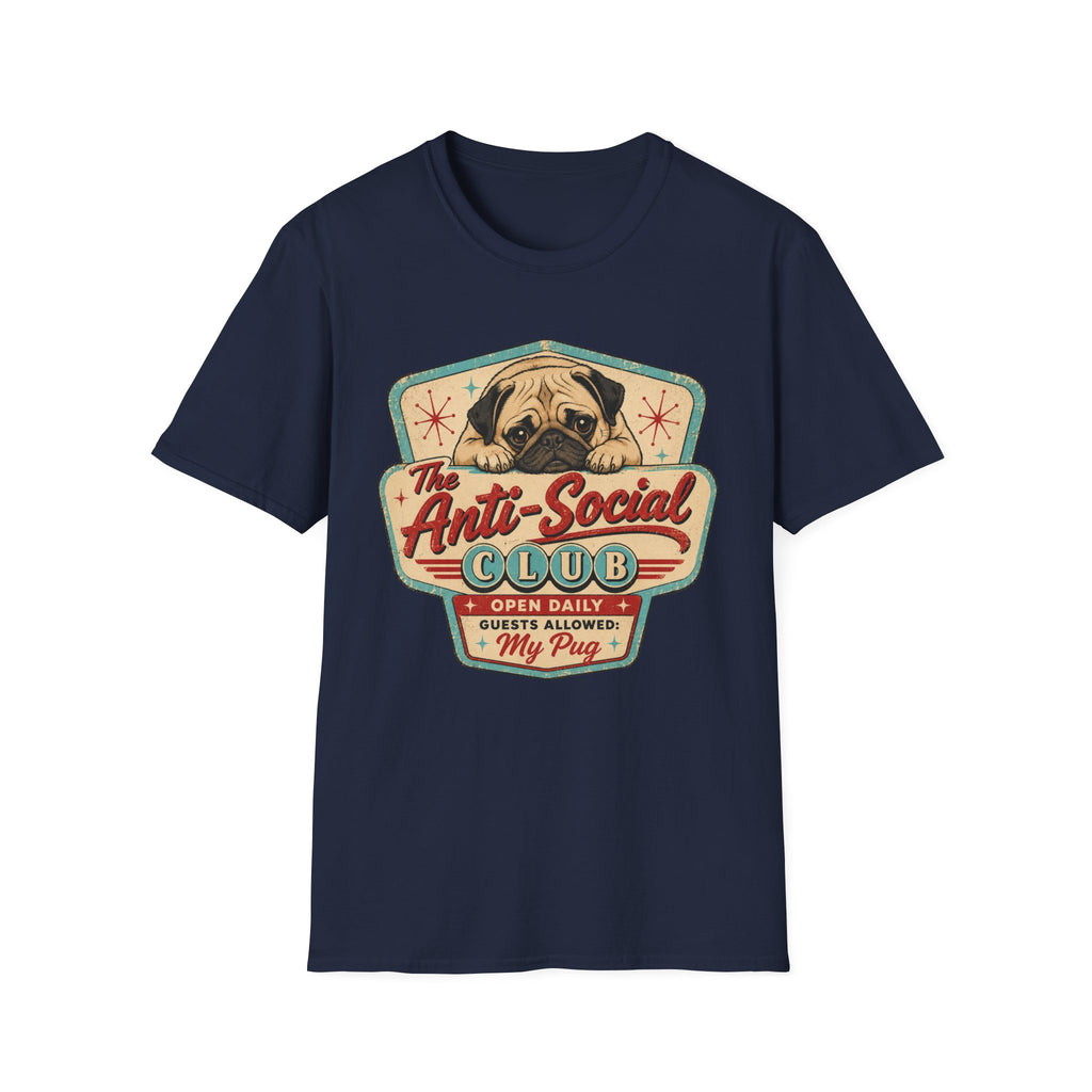 Anti-Social Club Pug T-Shirt