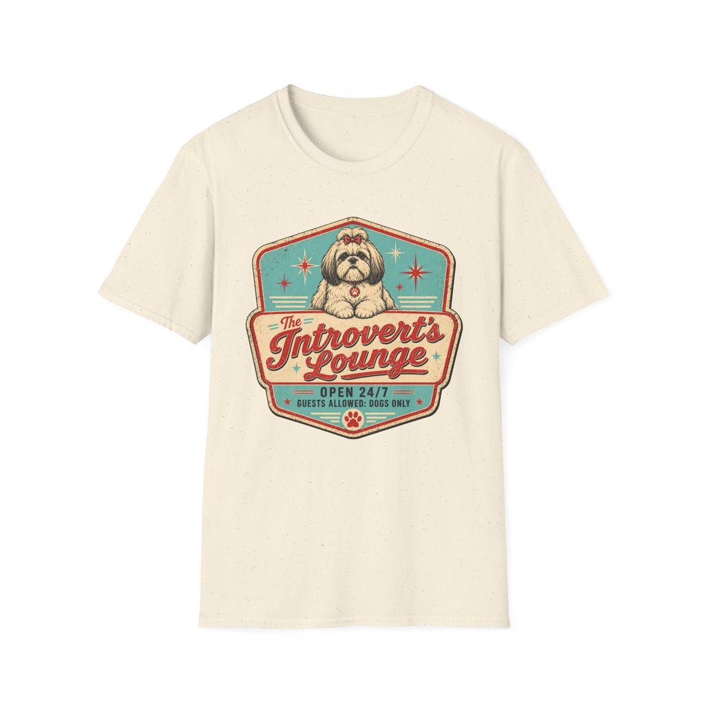 Introvert's Lounge Shih Tzu T-Shirt