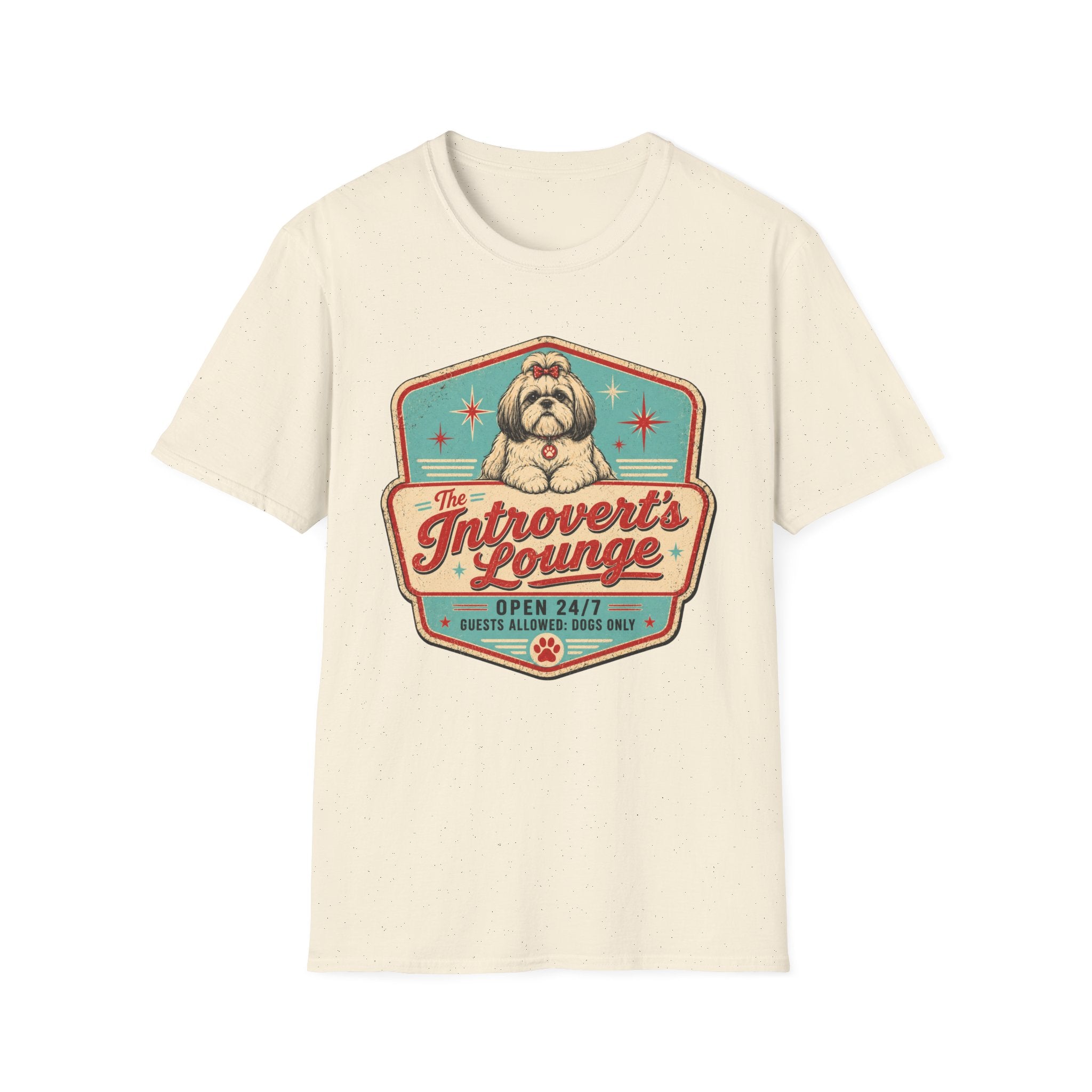 Introvert's Lounge Shih Tzu T-Shirt