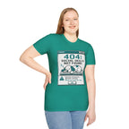 404: Social Skills Not Found T-shirt