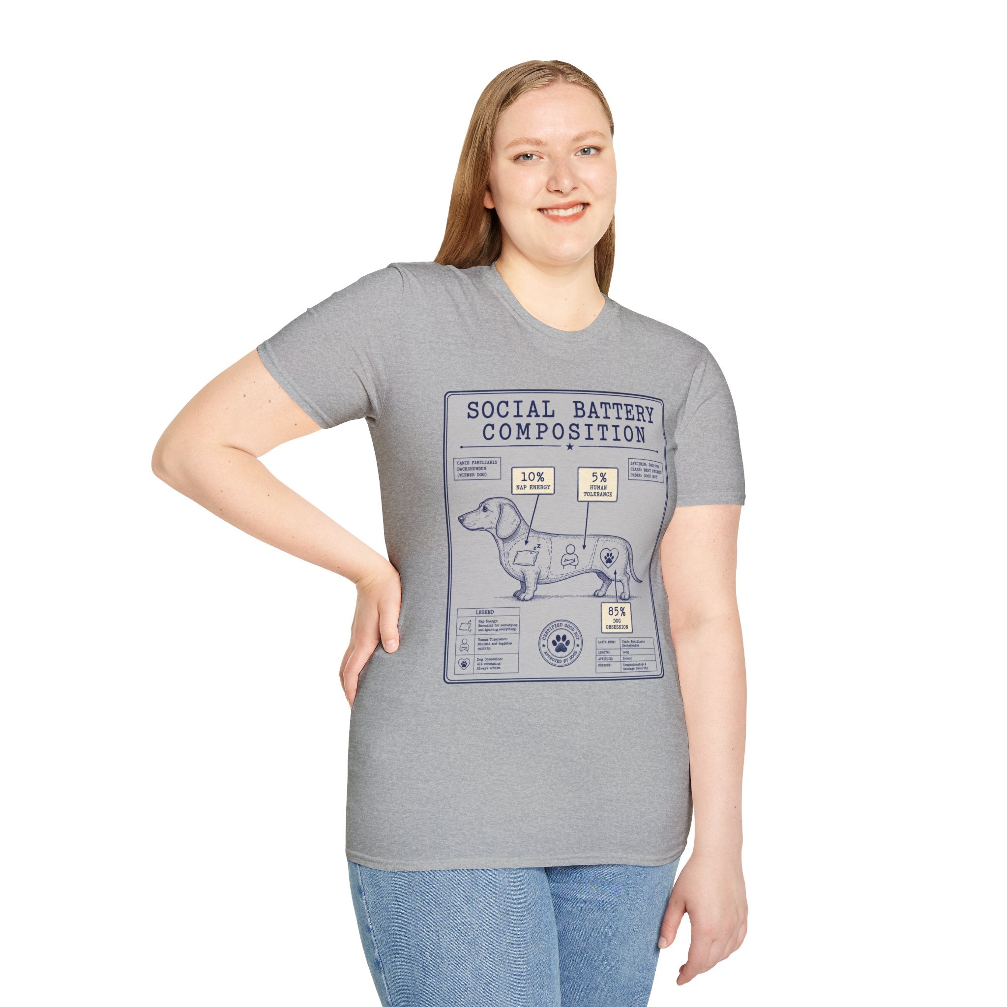 Social Battery Composition T-Shirt