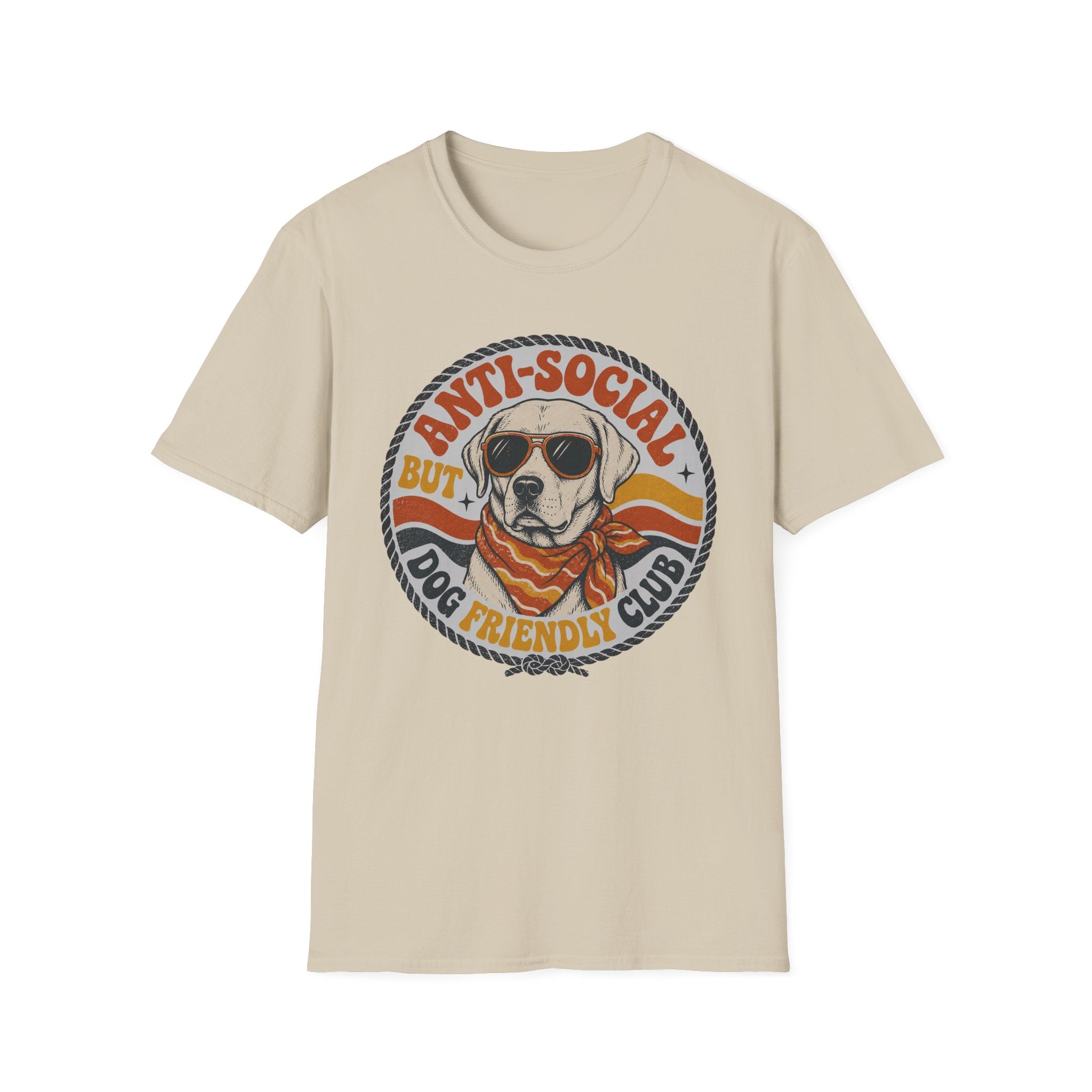 Anti-Social But Dog Friendly T-Shirt