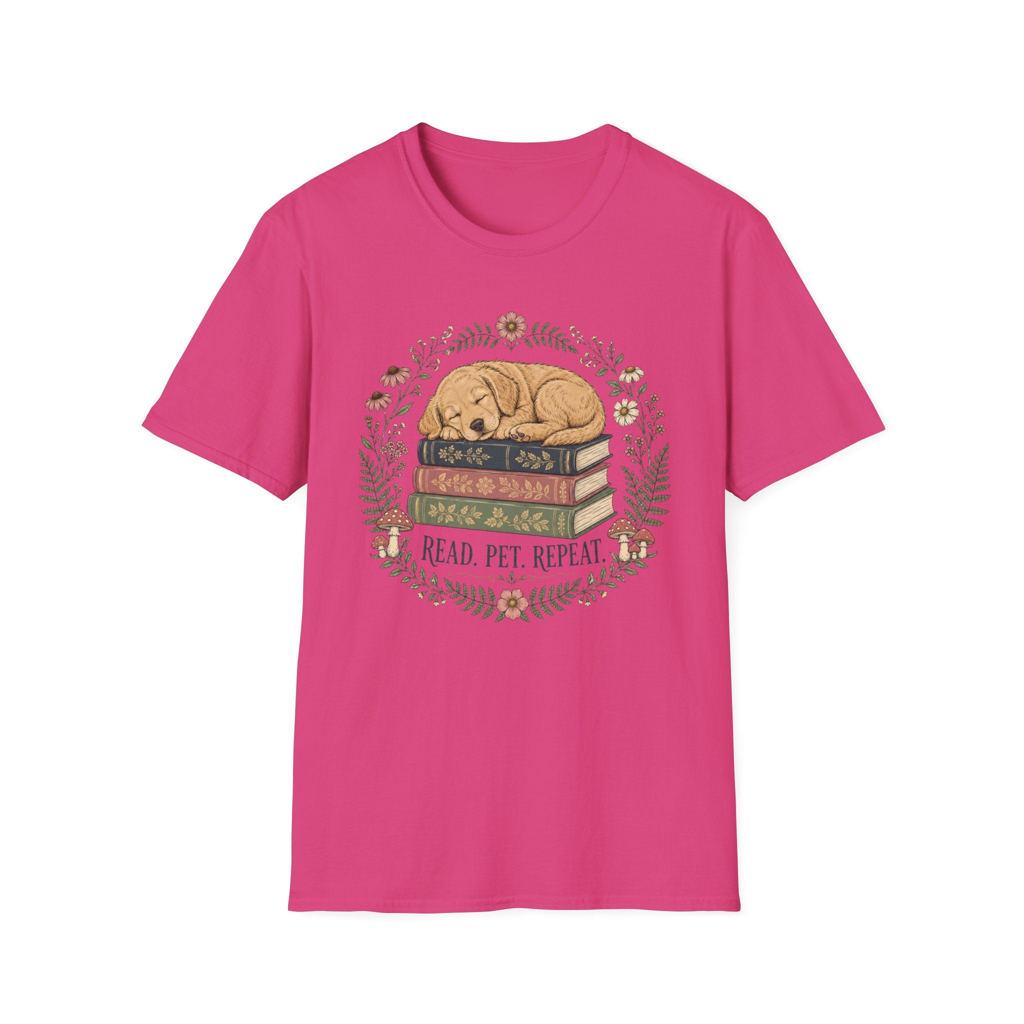 'Read. Pet. Repeat.' T-Shirt