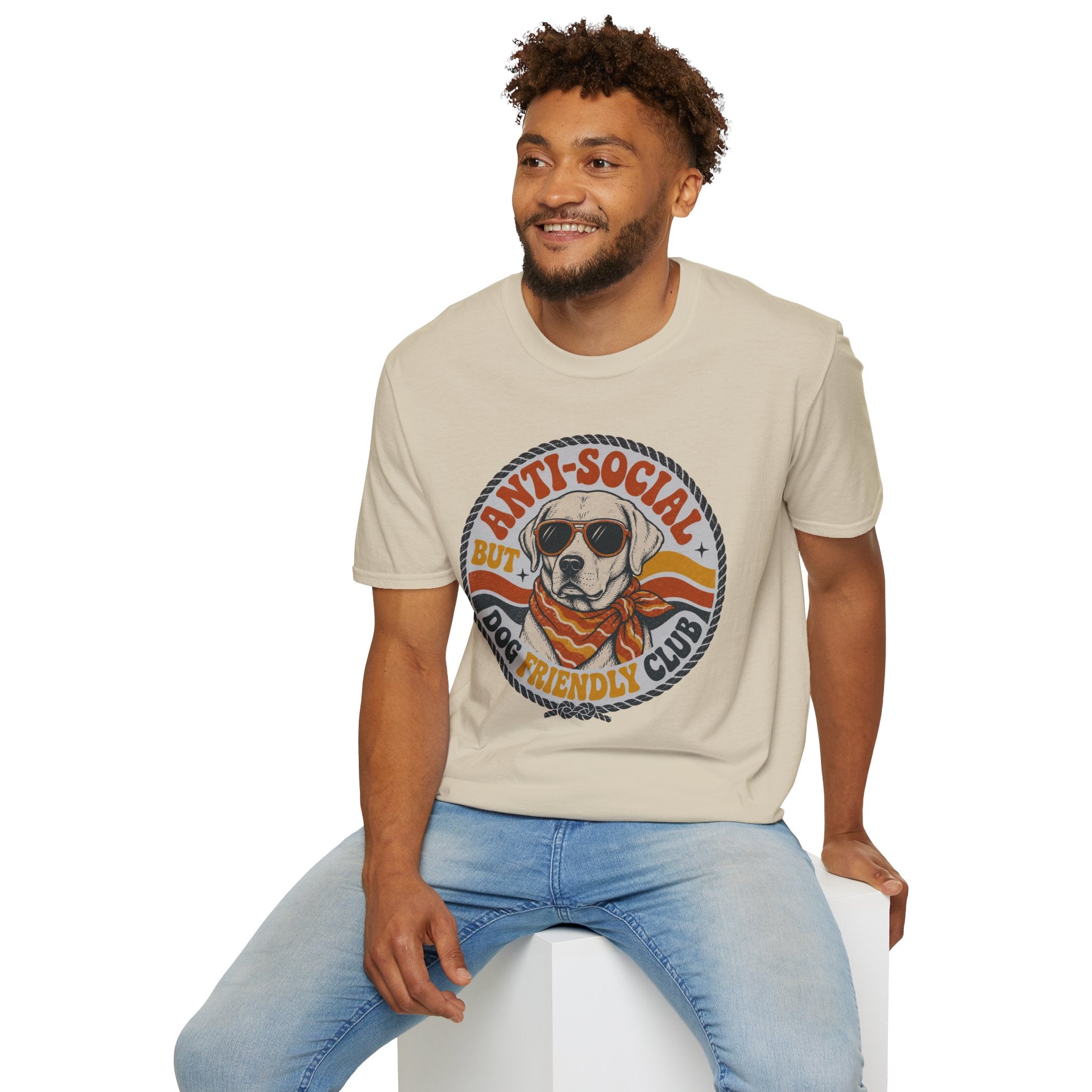 Anti-Social But Dog Friendly T-Shirt