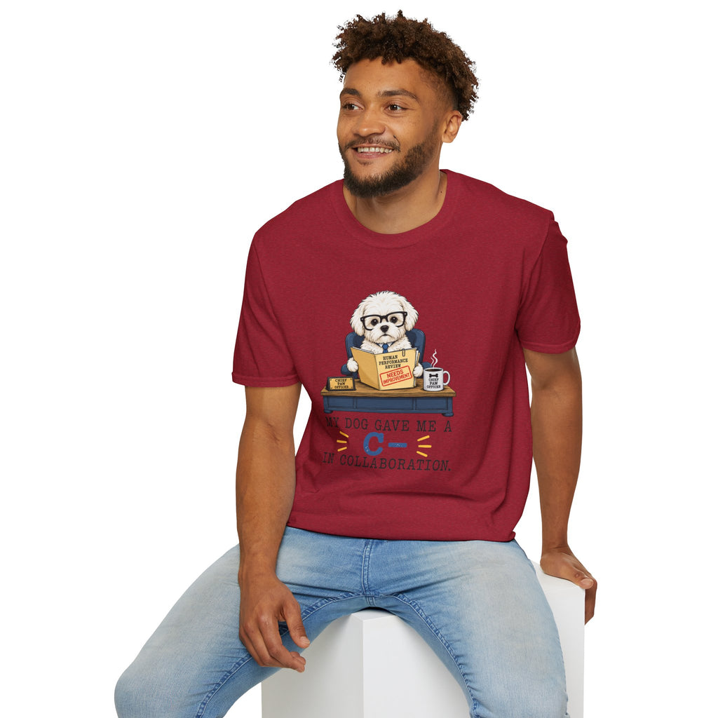 My Dog Gave Me a C in Collaboration” T-shirt