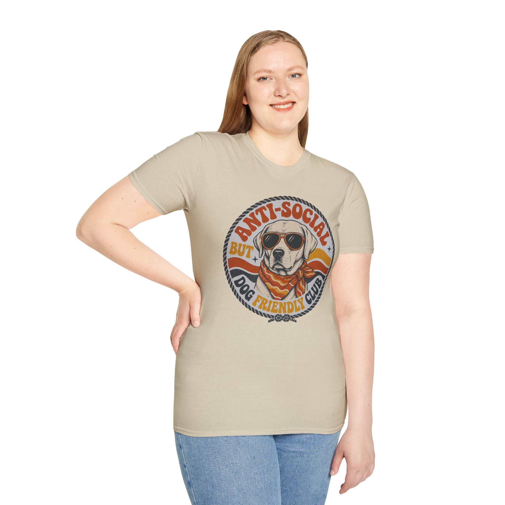Anti-Social But Dog Friendly T-Shirt