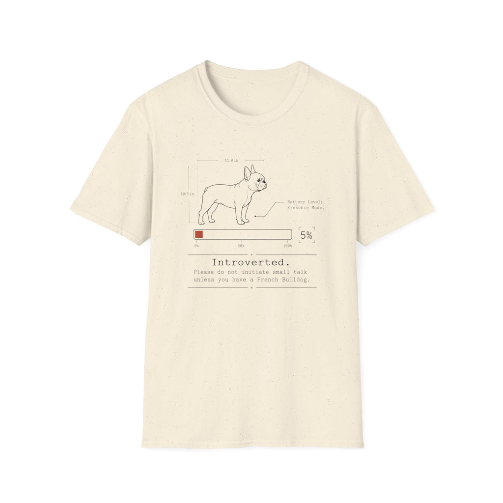 Introverted French Bulldog T-shirt