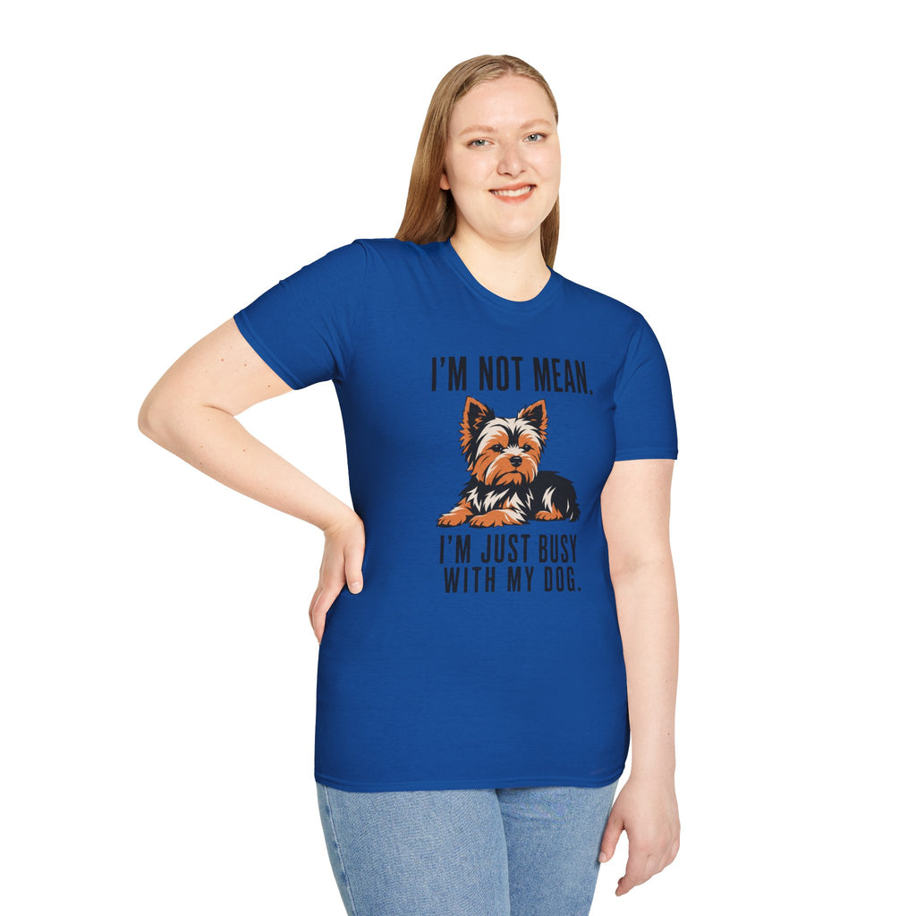 I’m Not Mean Yorkie T-Shirt