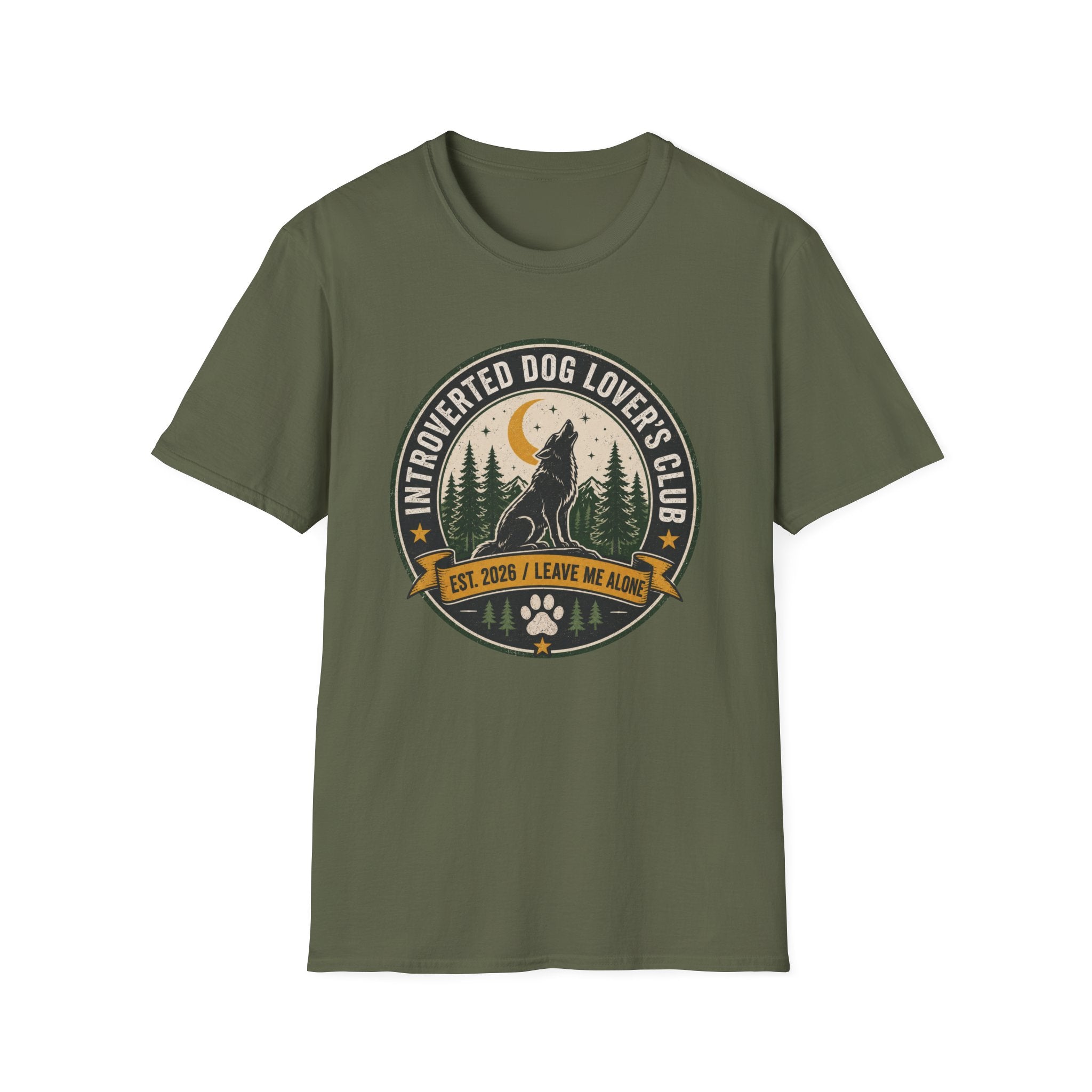 Introverted Dog Lover's Club T-Shirt