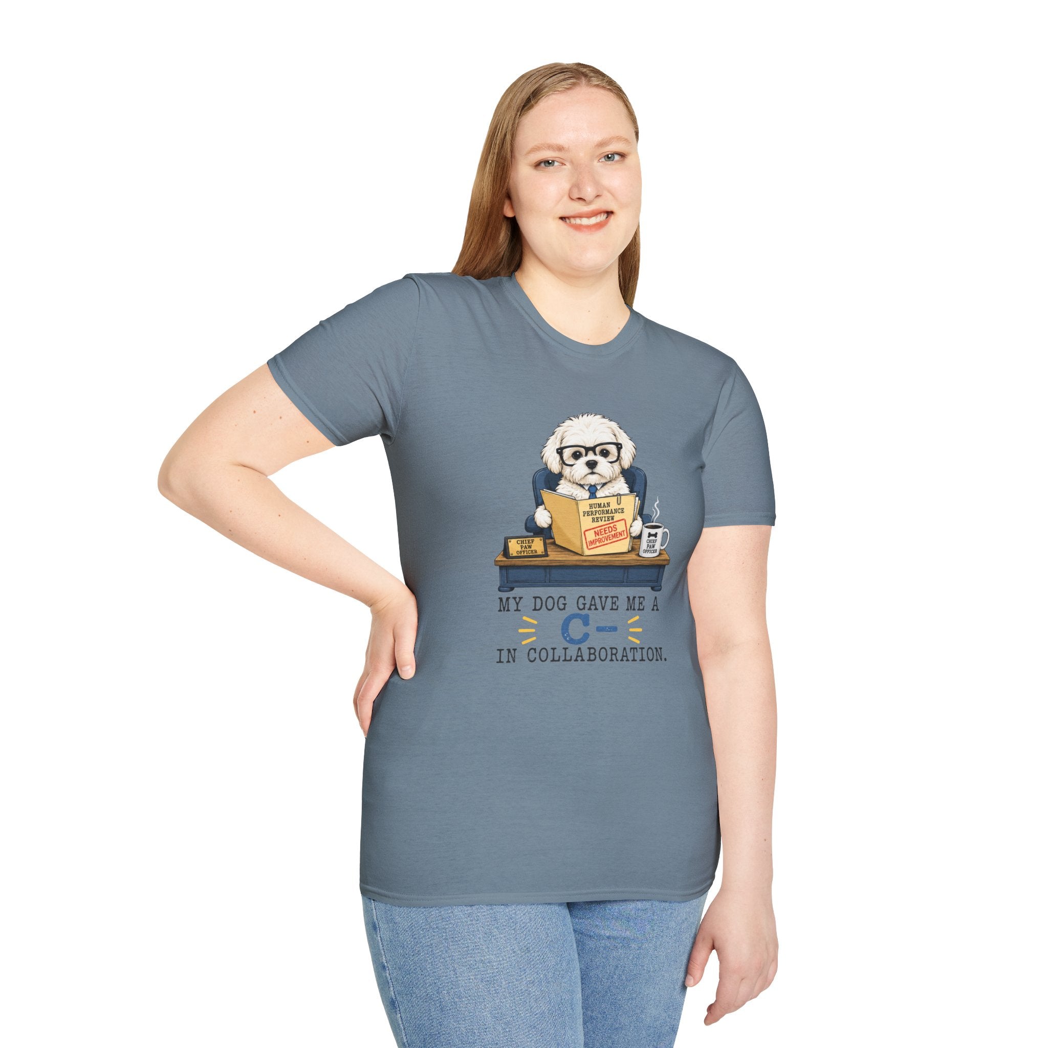 My Dog Gave Me a C in Collaboration” T-shirt