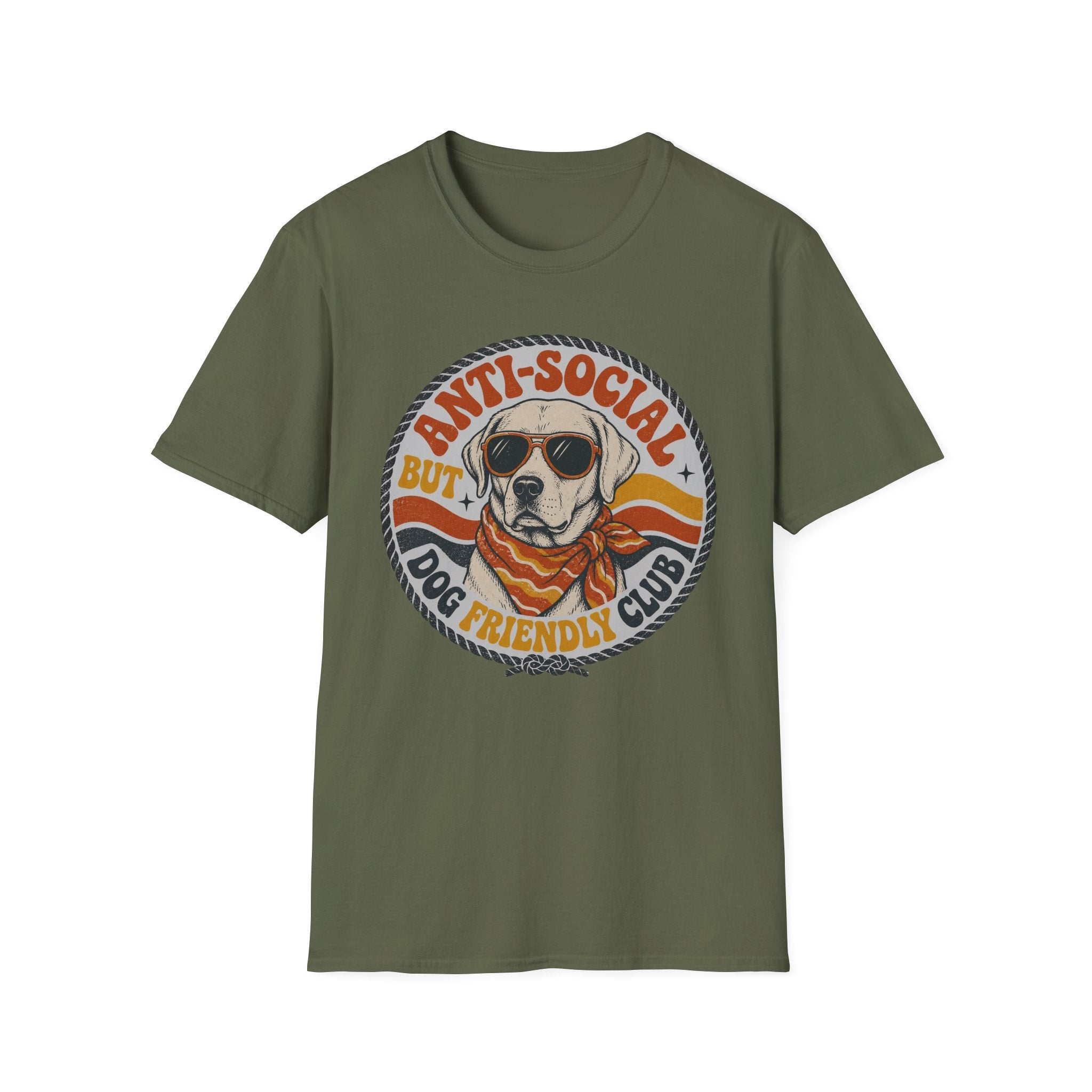 Anti-Social But Dog Friendly T-Shirt
