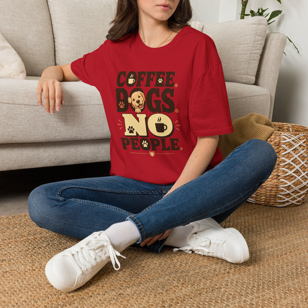 Coffee. Dogs. No People. T-Shirt
