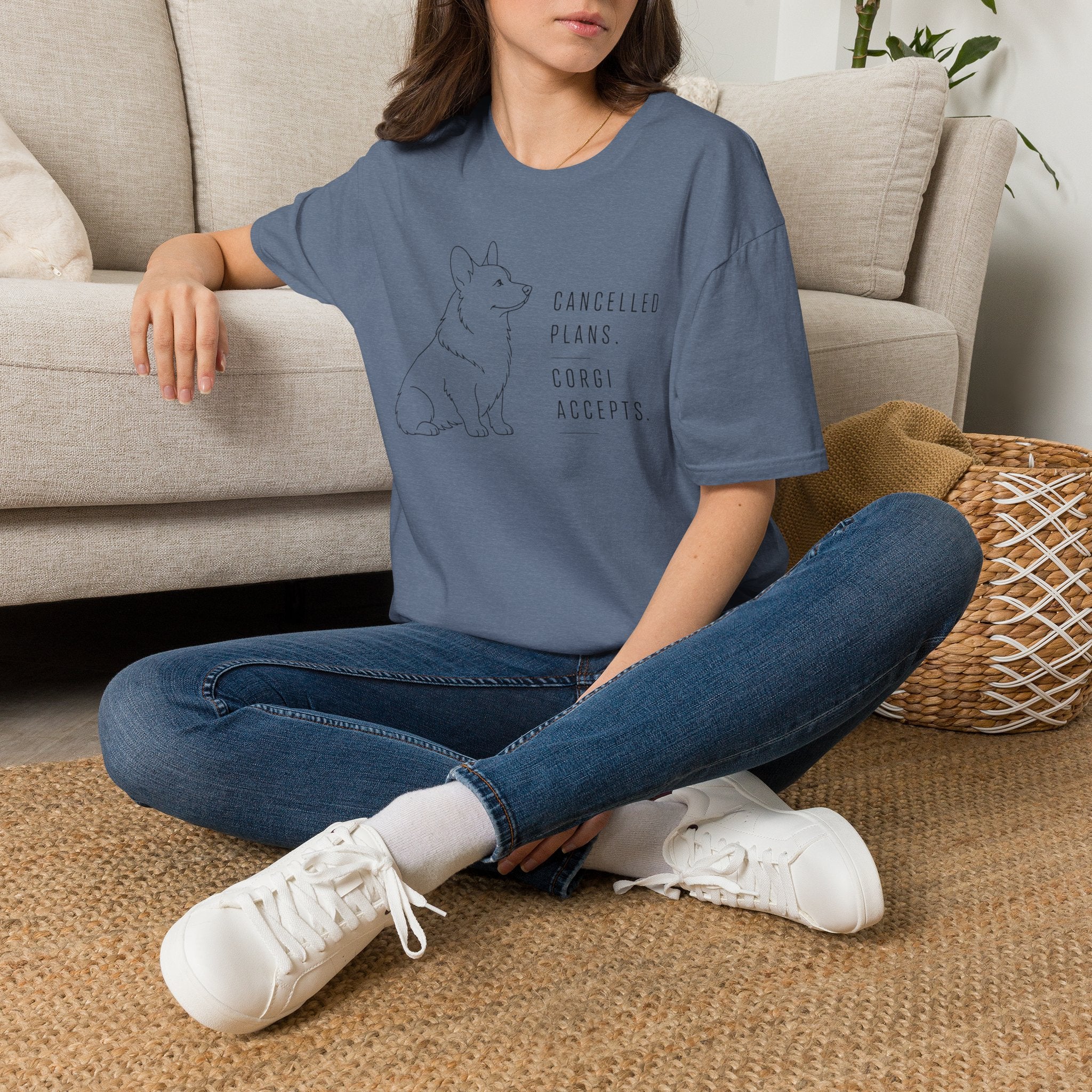 "Cancelled Plans. Corgi Accepts." T-shirt