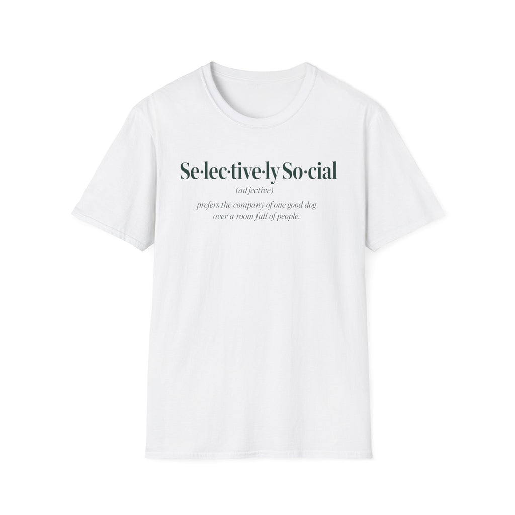 Selectively Social Battery T-Shirt