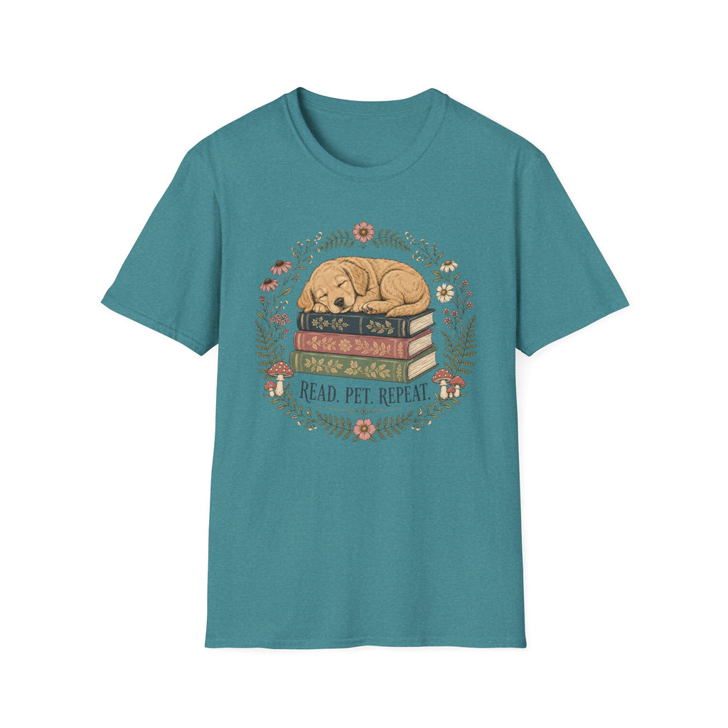 'Read. Pet. Repeat.' T-Shirt