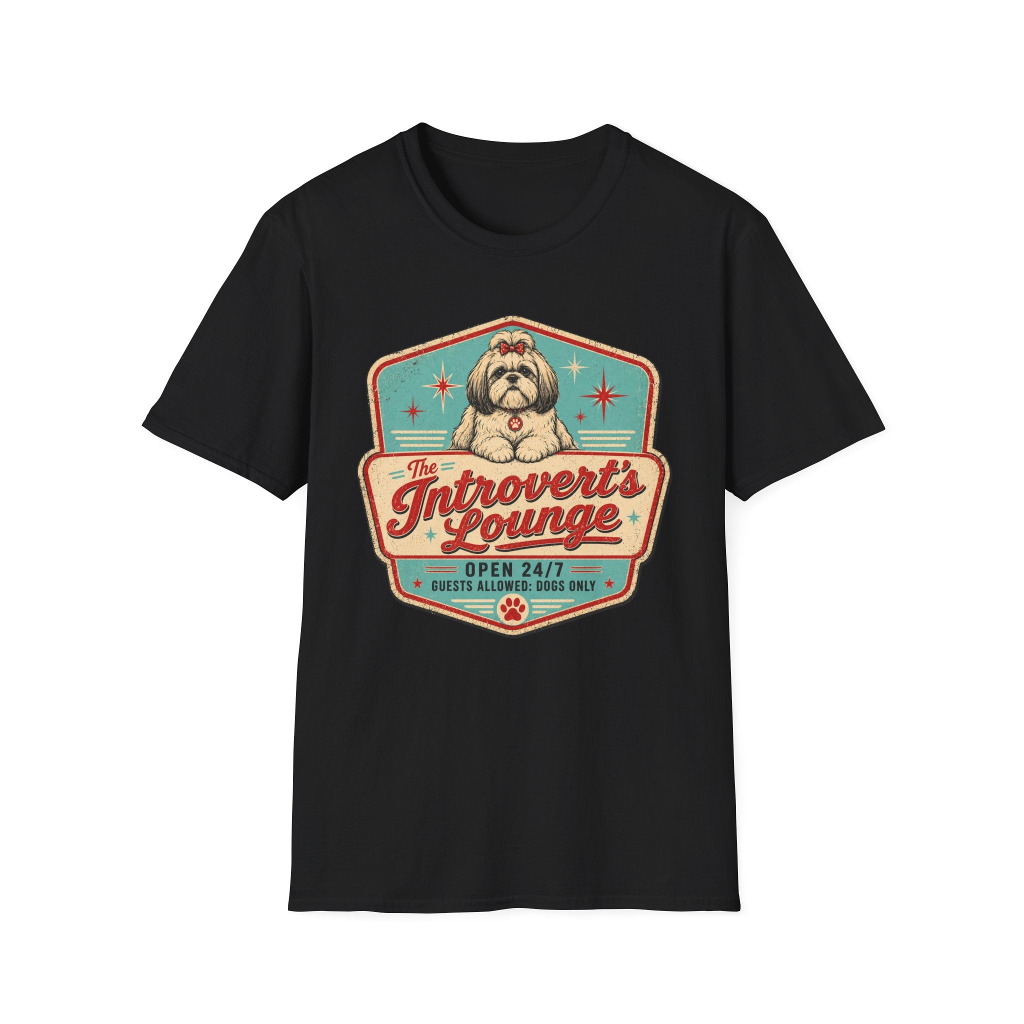 Introvert's Lounge Shih Tzu T-Shirt