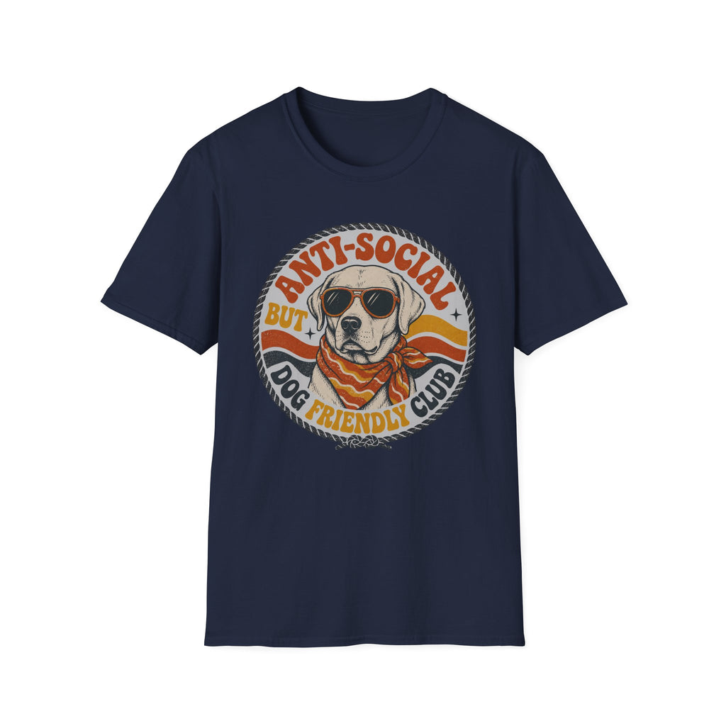 Anti-Social But Dog Friendly T-Shirt