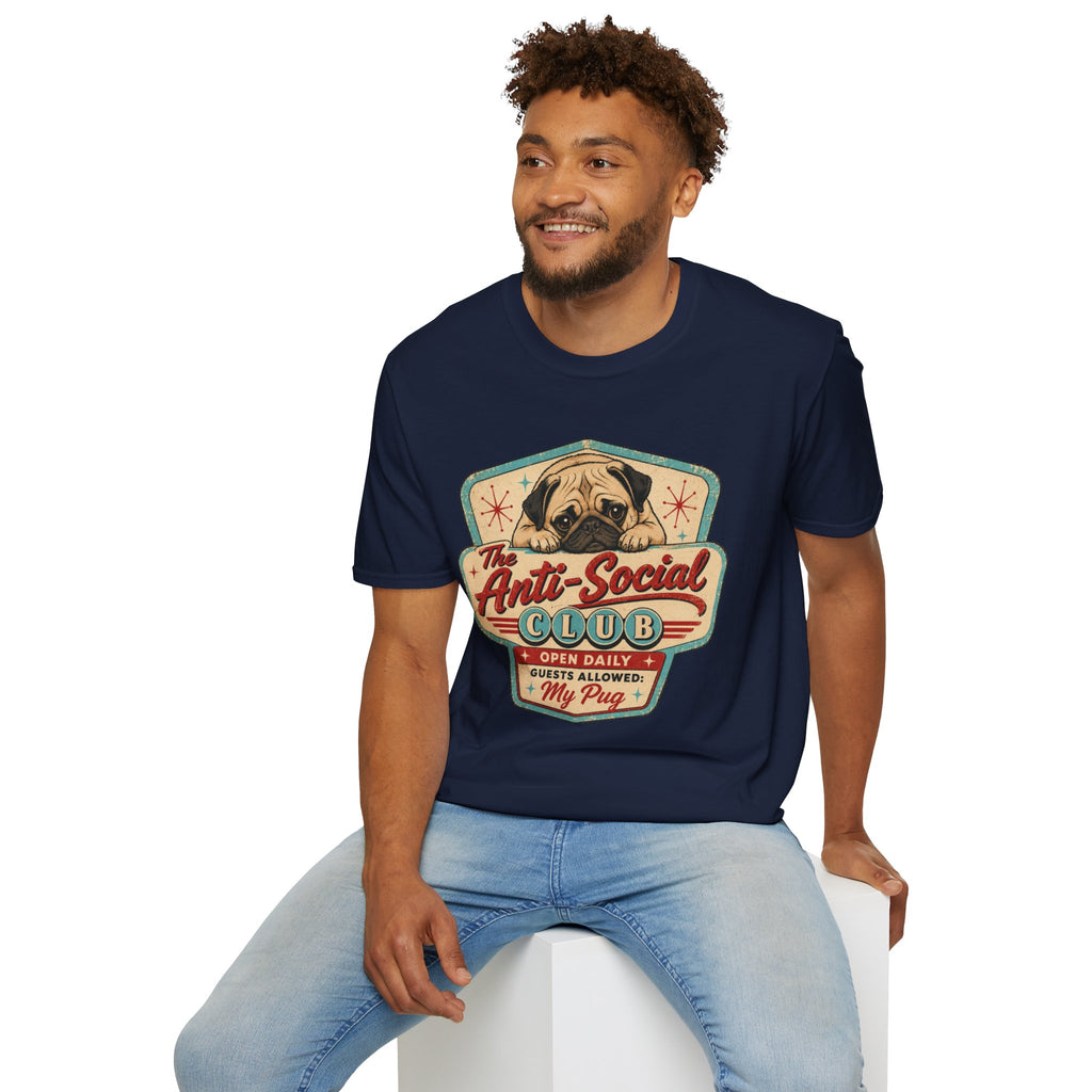 Anti-Social Club Pug T-Shirt