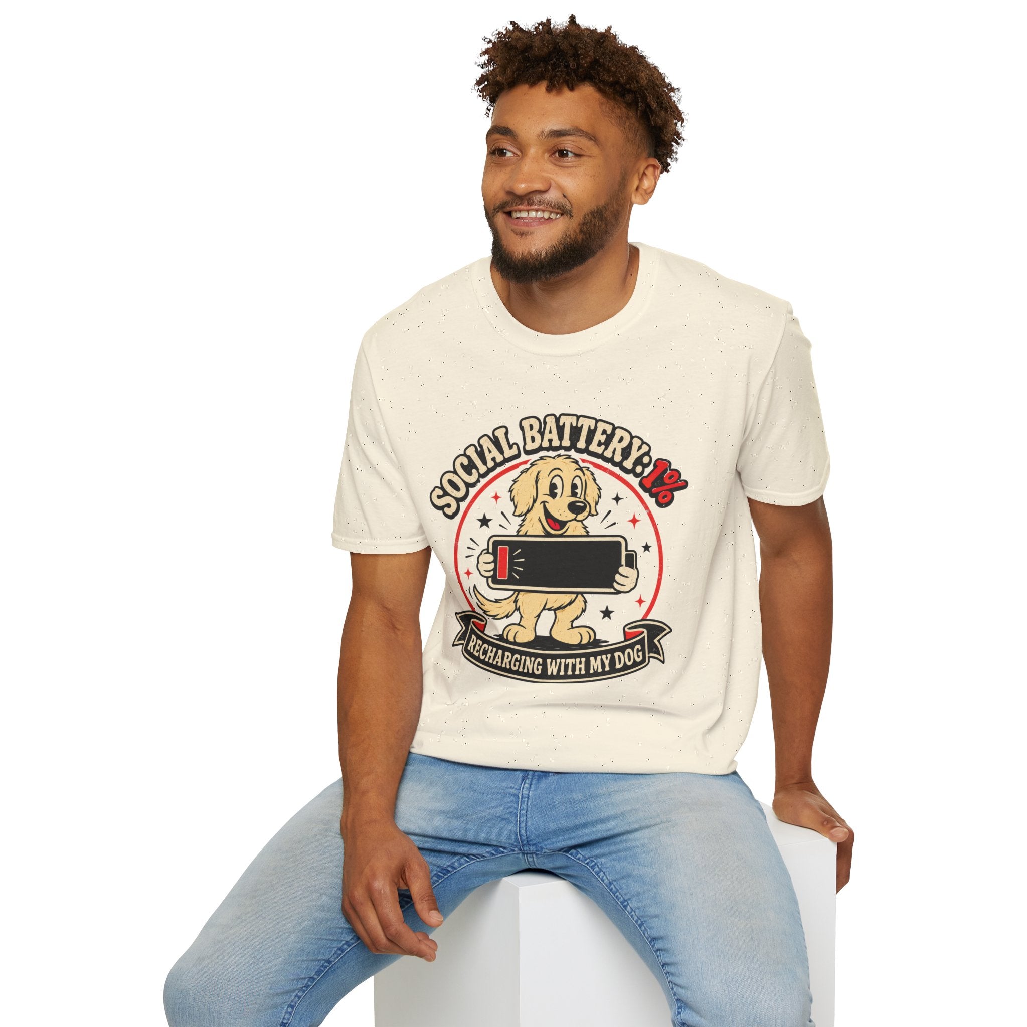 Social Battery 1% T-Shirt