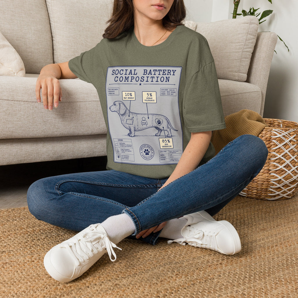 Social Battery Composition T-Shirt