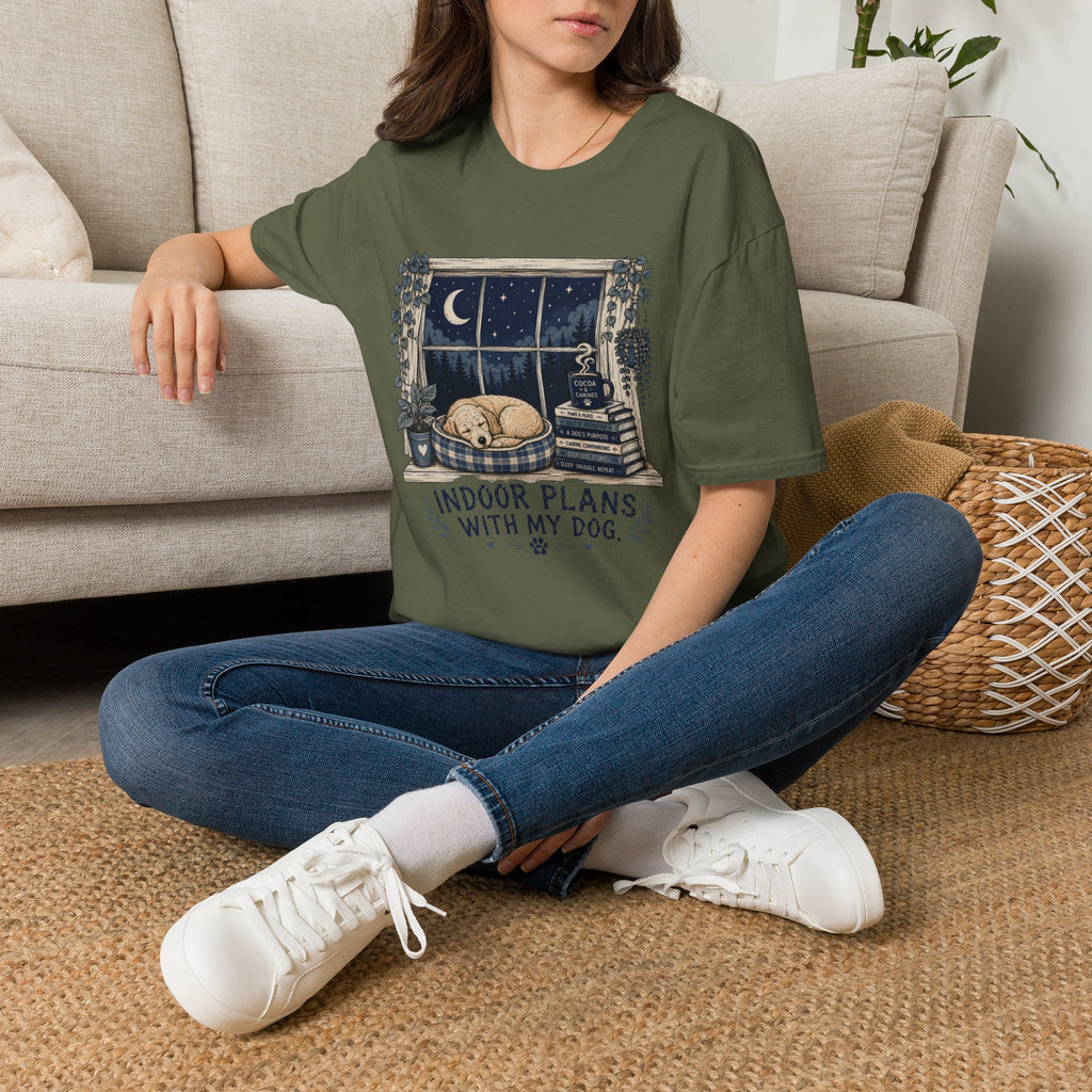 Indoor Plans With My Dog T-Shirt