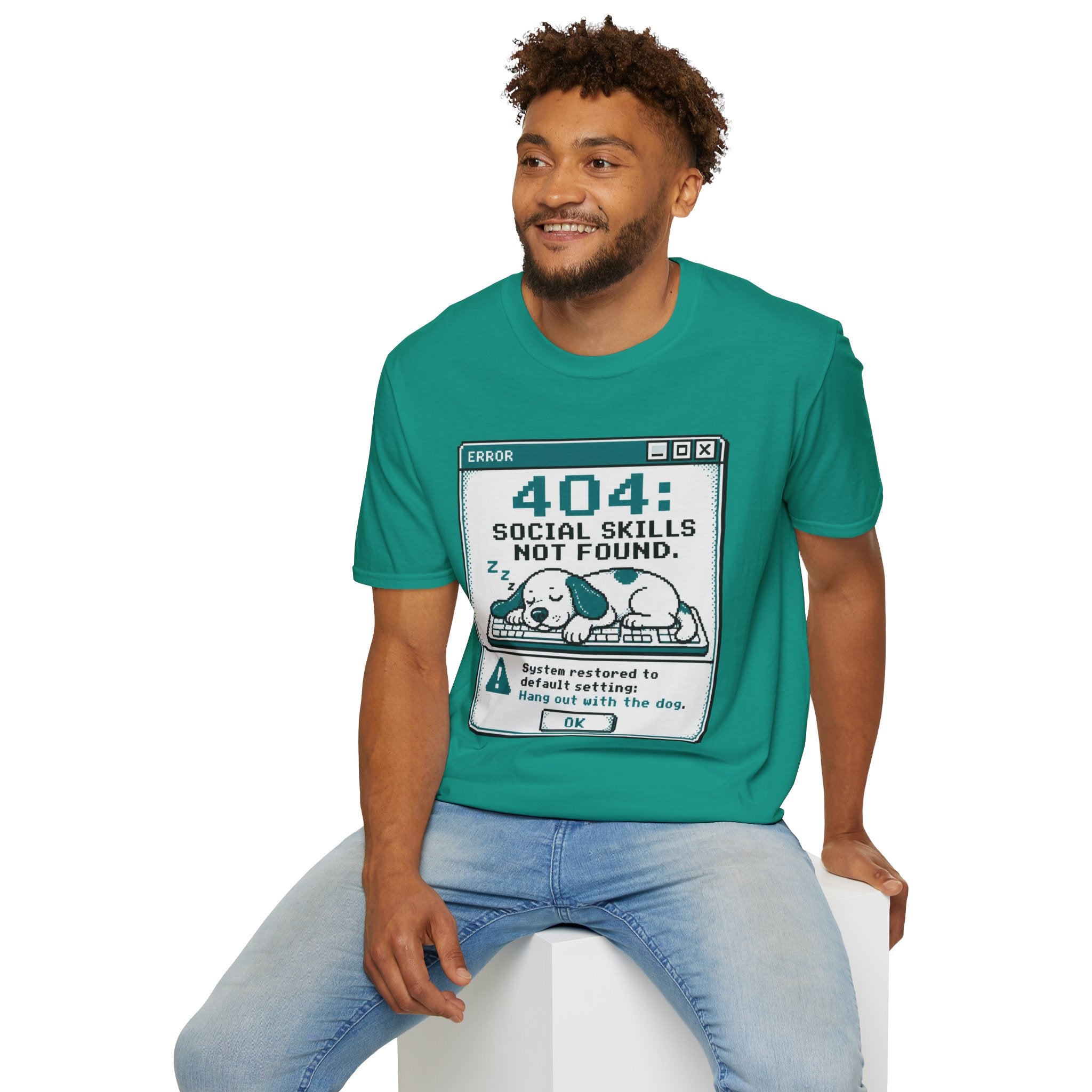 404: Social Skills Not Found T-shirt