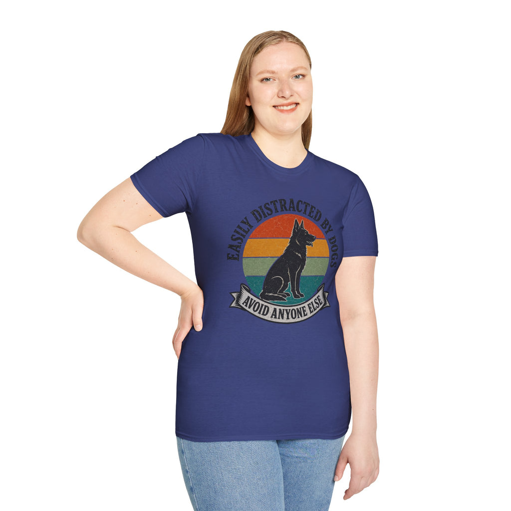 Easily Distracted By Dogs T-Shirt