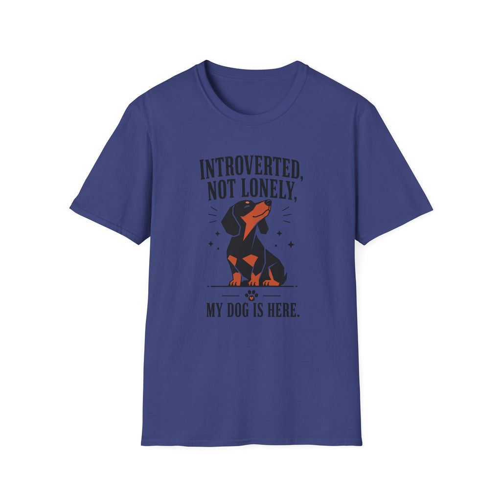 Introverted, Not Lonely Dachshund T-shirt