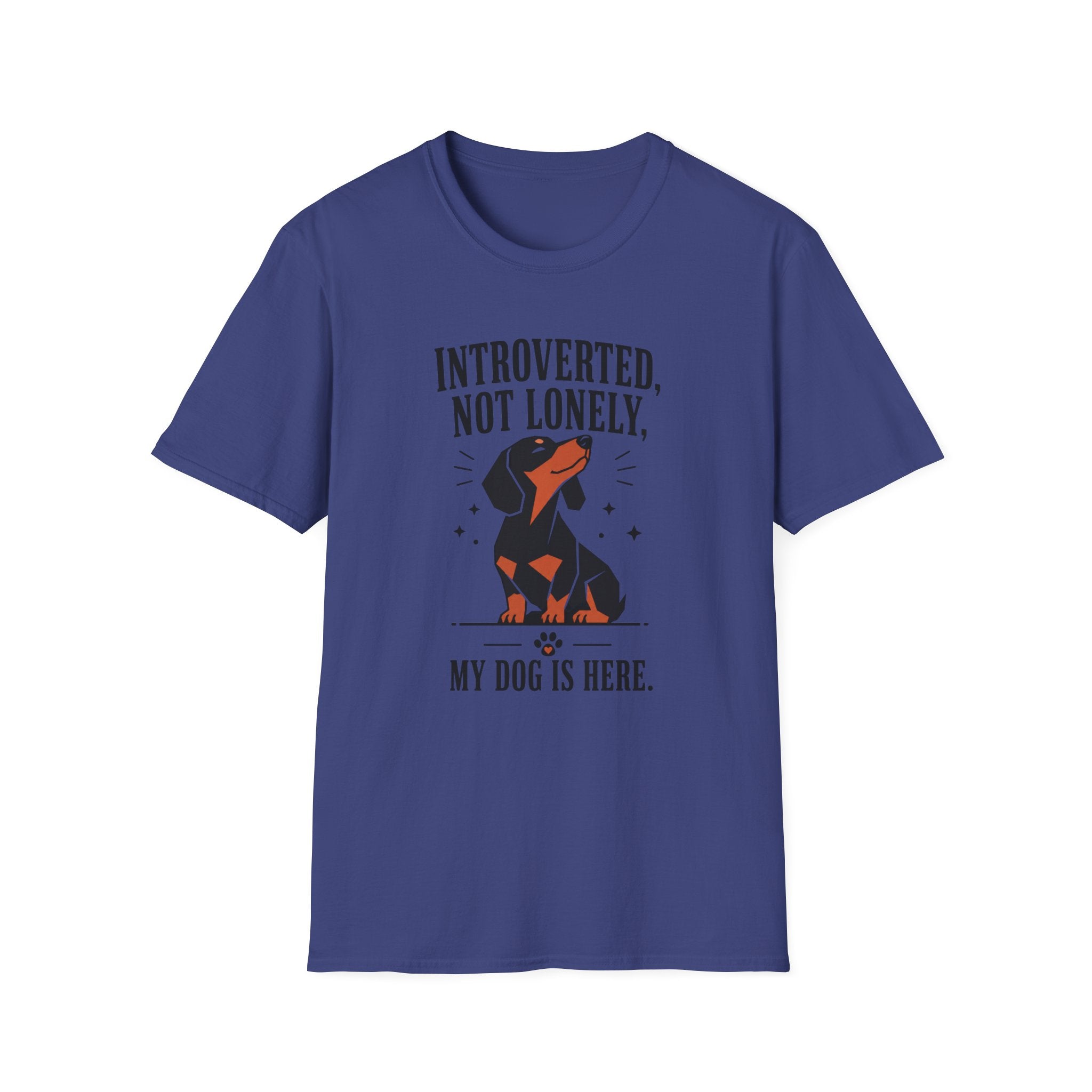 Introverted, Not Lonely Dachshund T-shirt